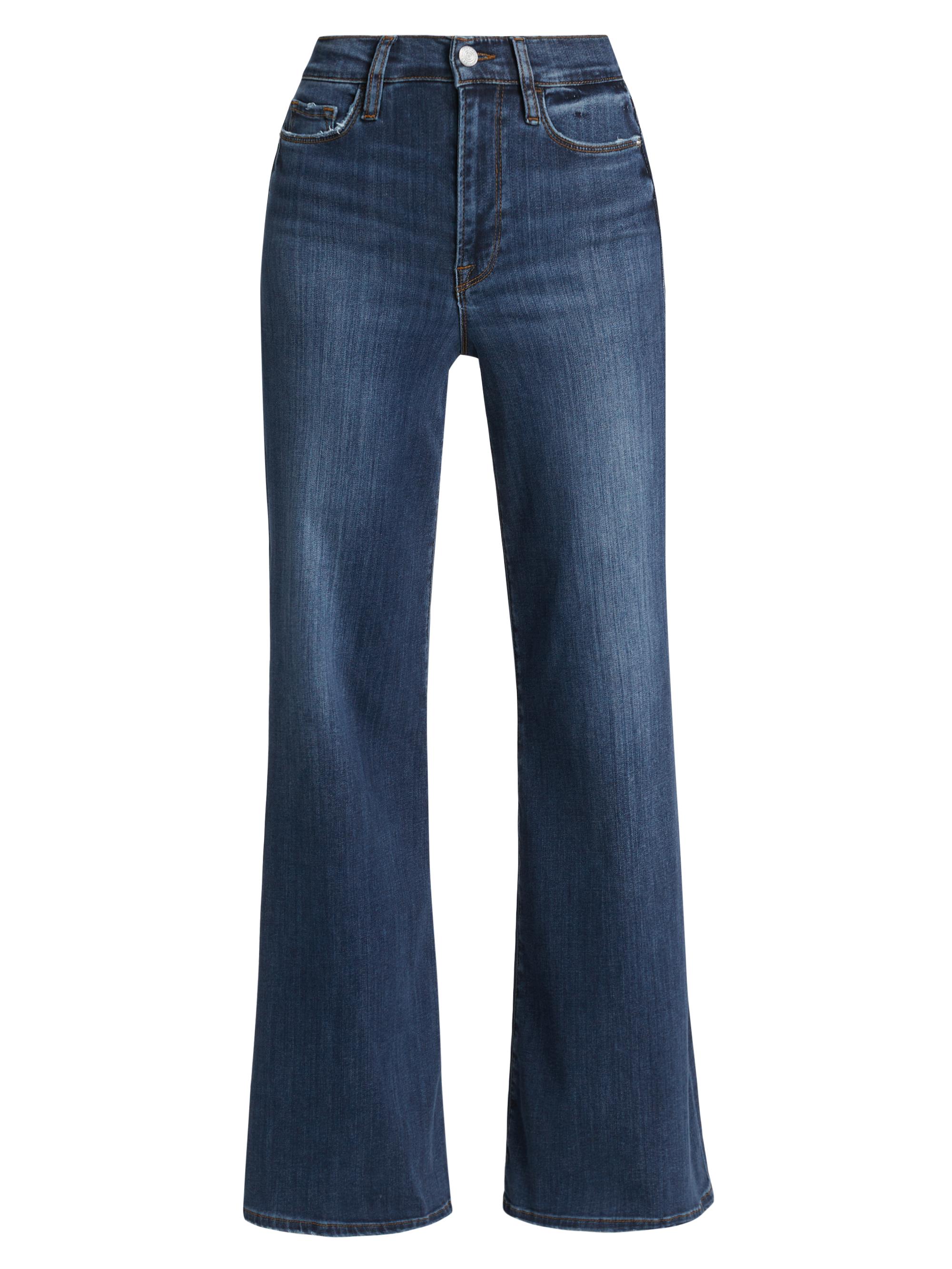FRAME Women's Le Palazzo High-Rise Wide-Leg Jeans - Orlena | Thumbnail 8