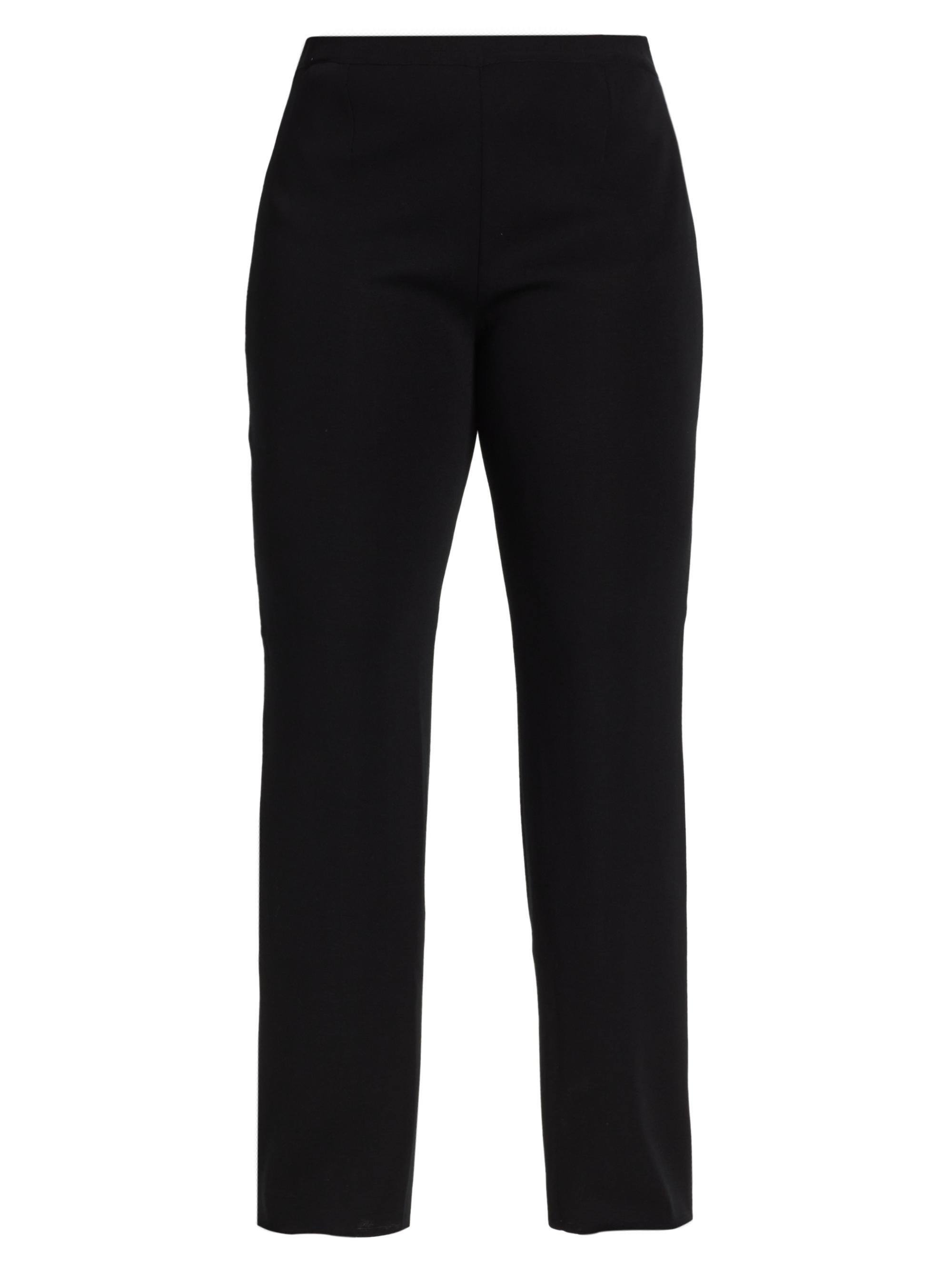 Ming Wang Women's Knit Straight-Leg Pants - Black