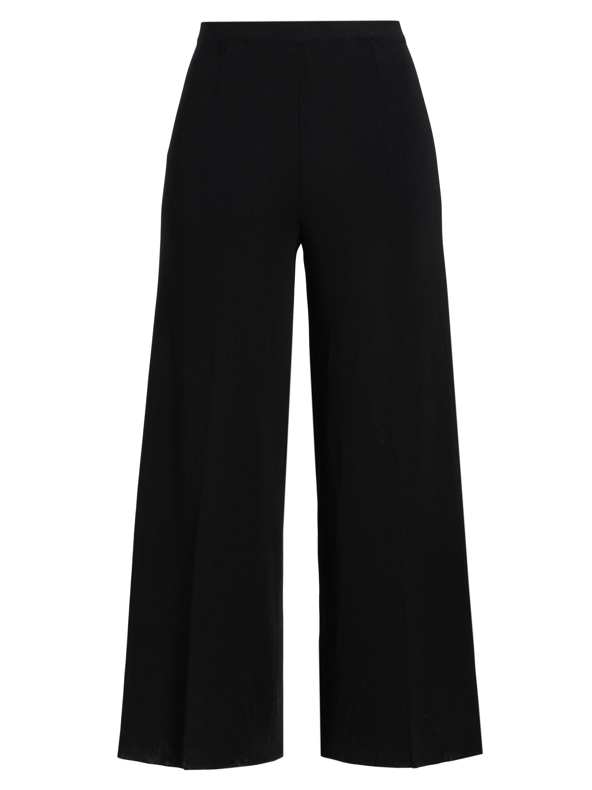 Ming Wang Women's Wide-Leg Knit Pants - Black