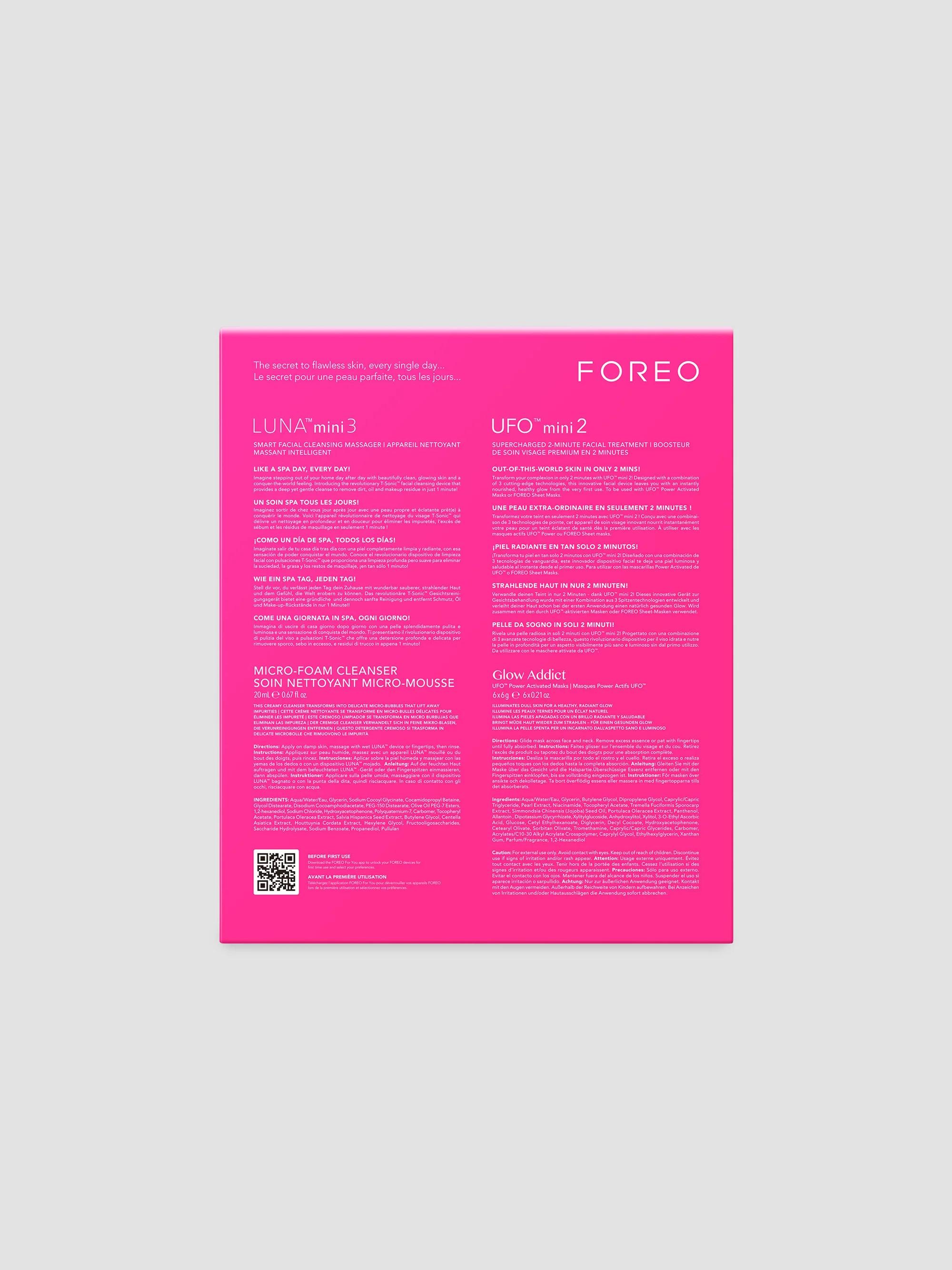 Foreo Skin Supremes 4-Piece Luna Mini 3 & UFO Mini 2 Device Set