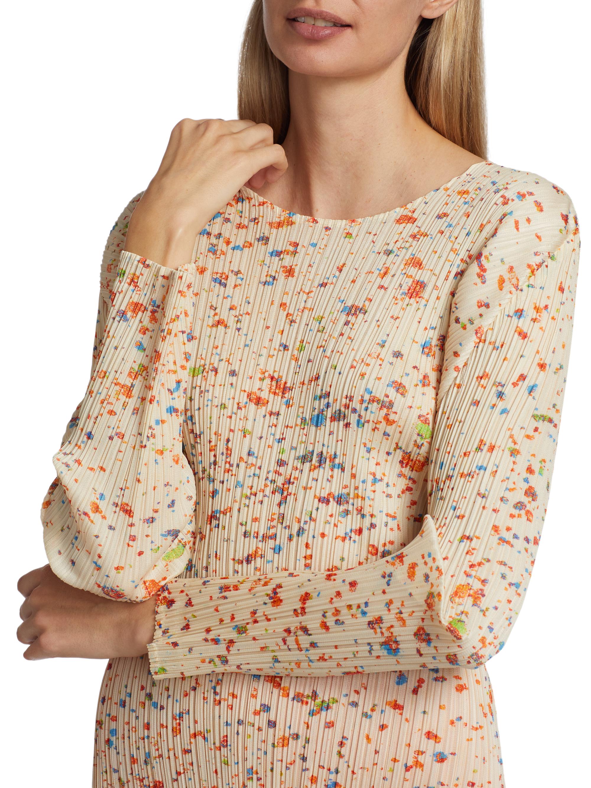 pleats please issey miyake ENCHANT トップス Pleats Please Issey Miyake Enchant Long-Sleeve Top | Saks Fifth Avenue