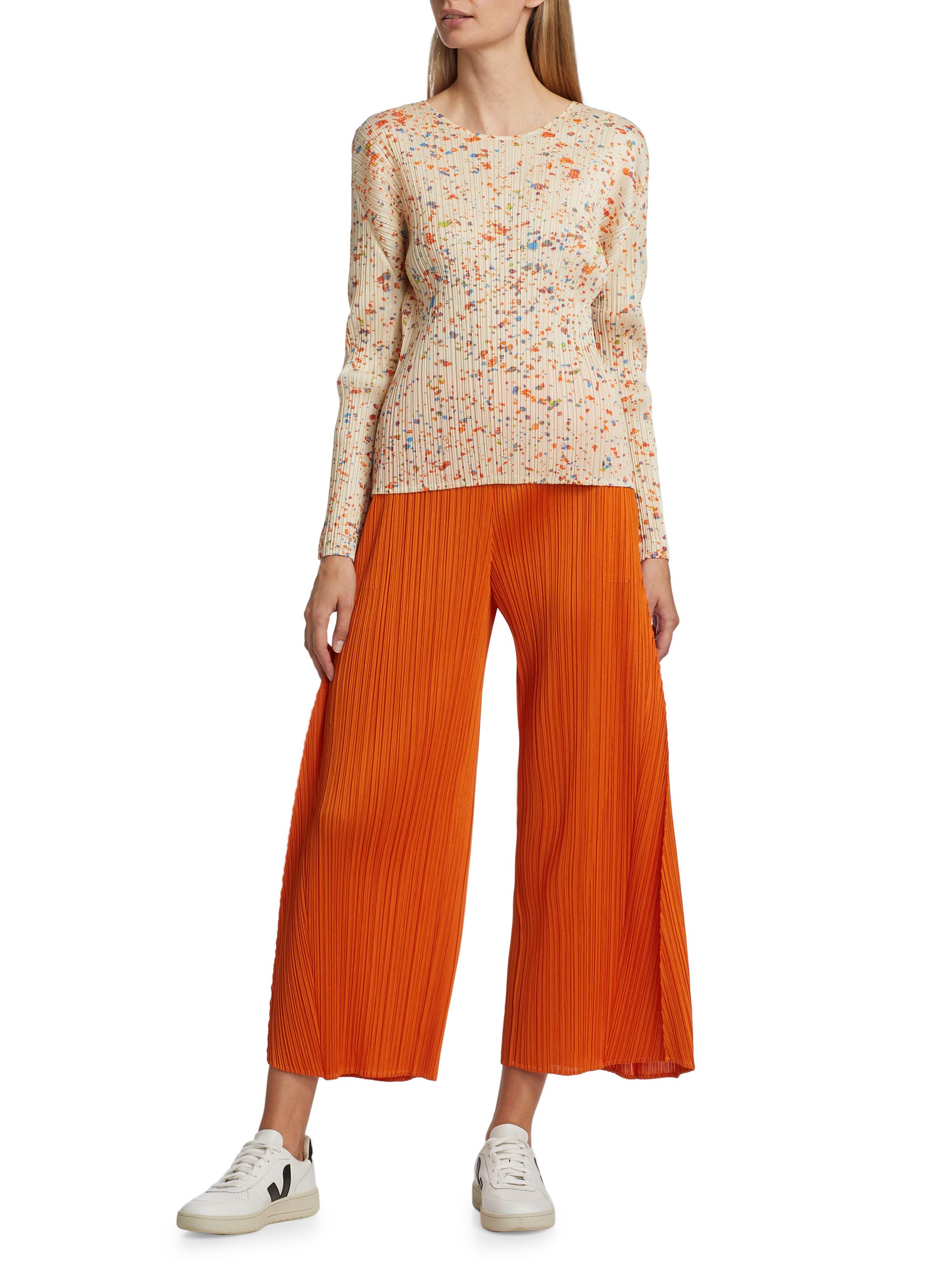 Pleats Please Issey Miyake Enchant Long-Sleeve Top | Saks Fifth Avenue