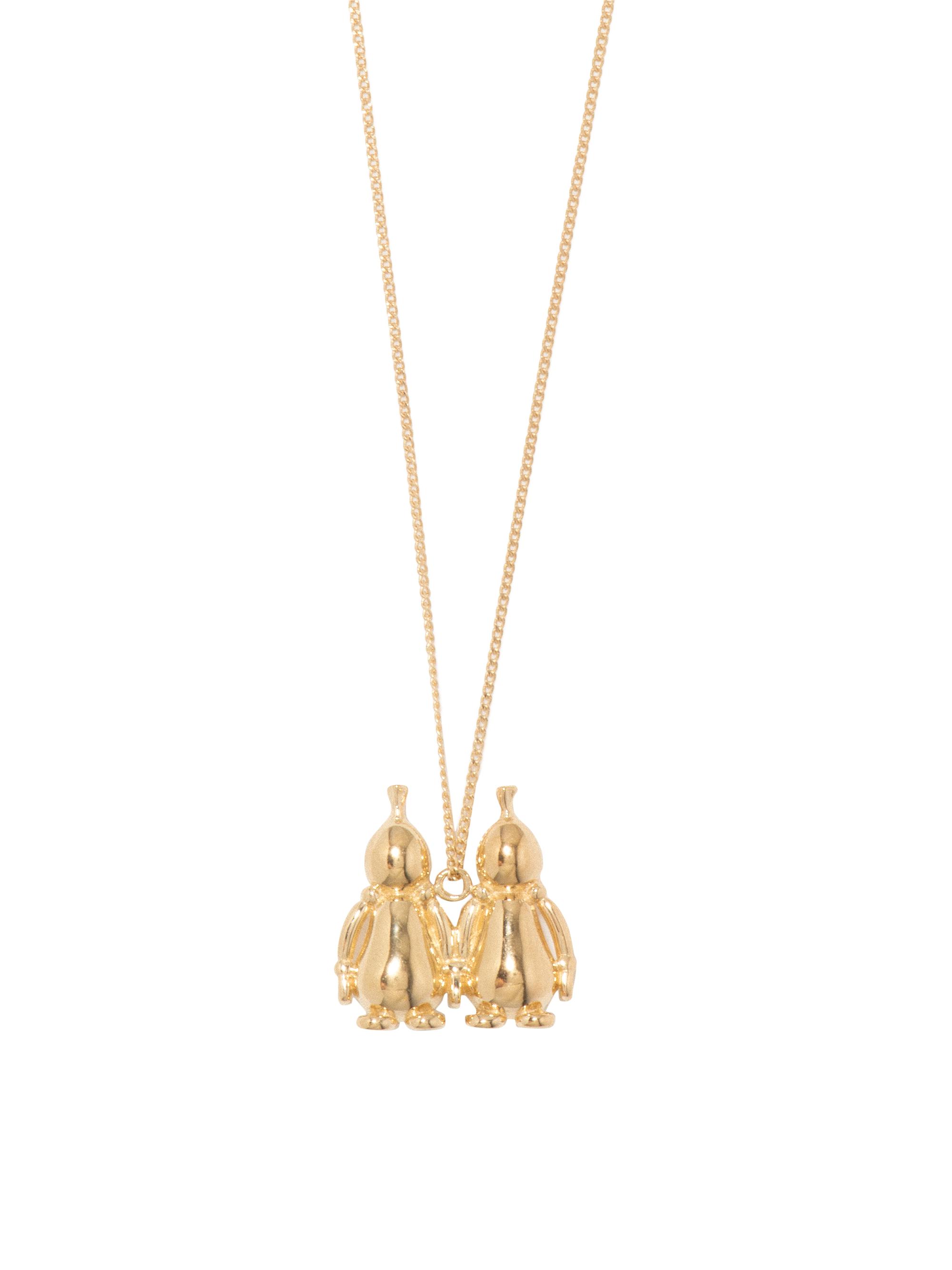 Completedworks Women's Zodiac Balloon 14K Gold-Plated Pendant Necklace - Gemini