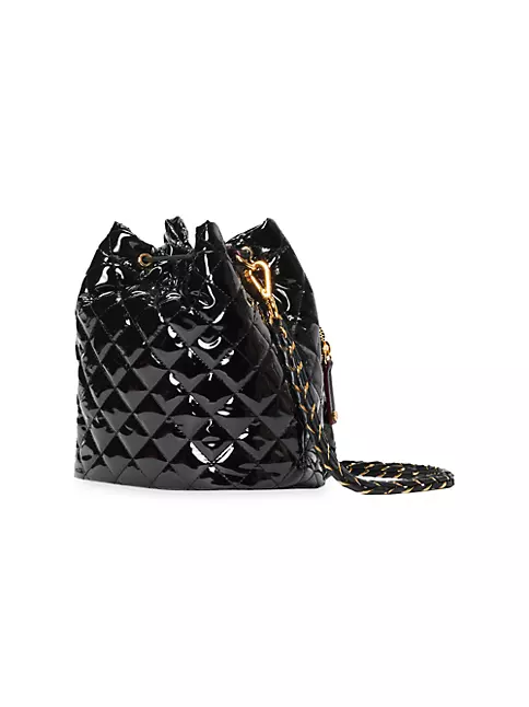 Shop MZ Wallace Crosby Quilted Patent Bucket Bag