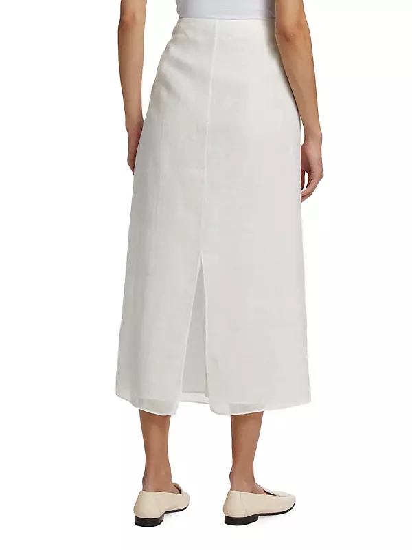 Berth Linen Midi-Skirt