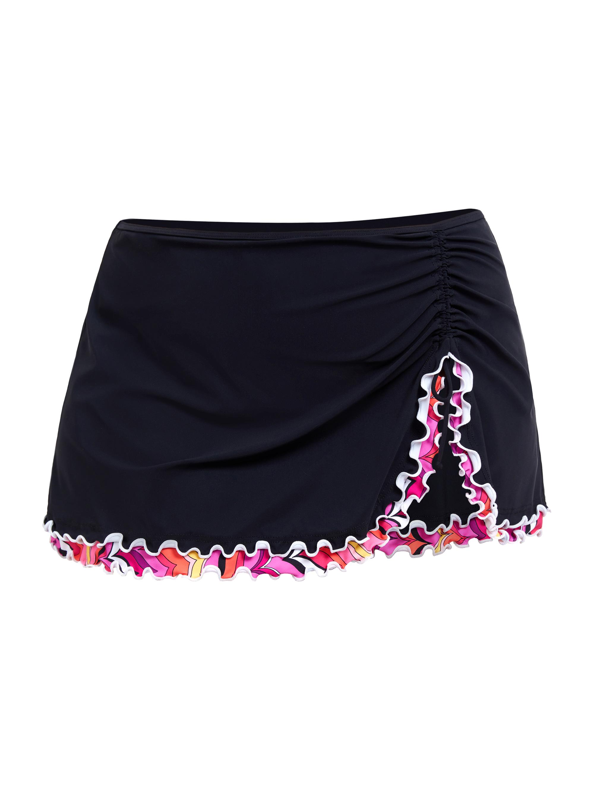 Gottex Swimwear Women's Ruffle-Trim Bikini Bottom - Black