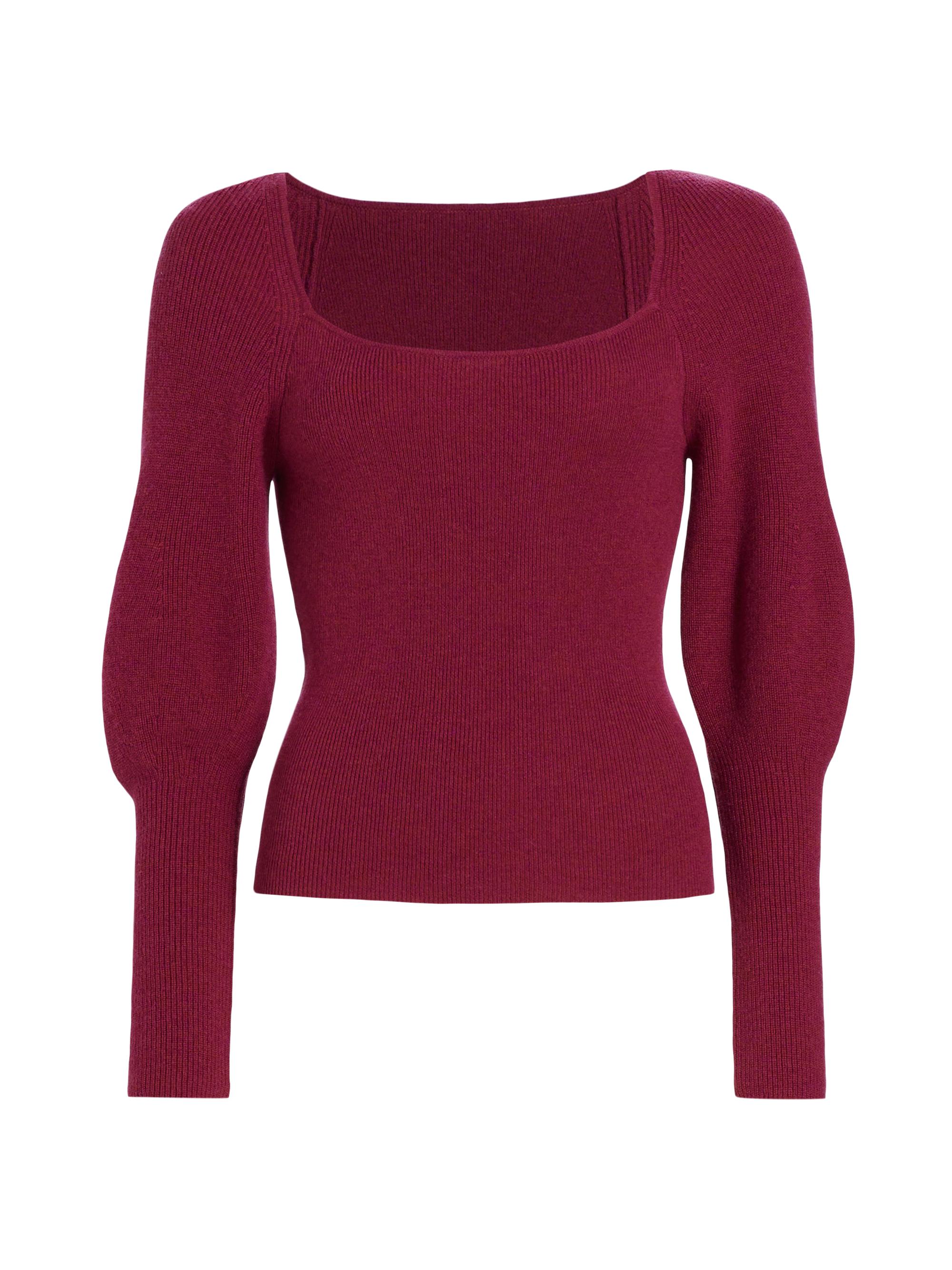 the westside Women's Wren Rib-Knit Sweater - Mulberry