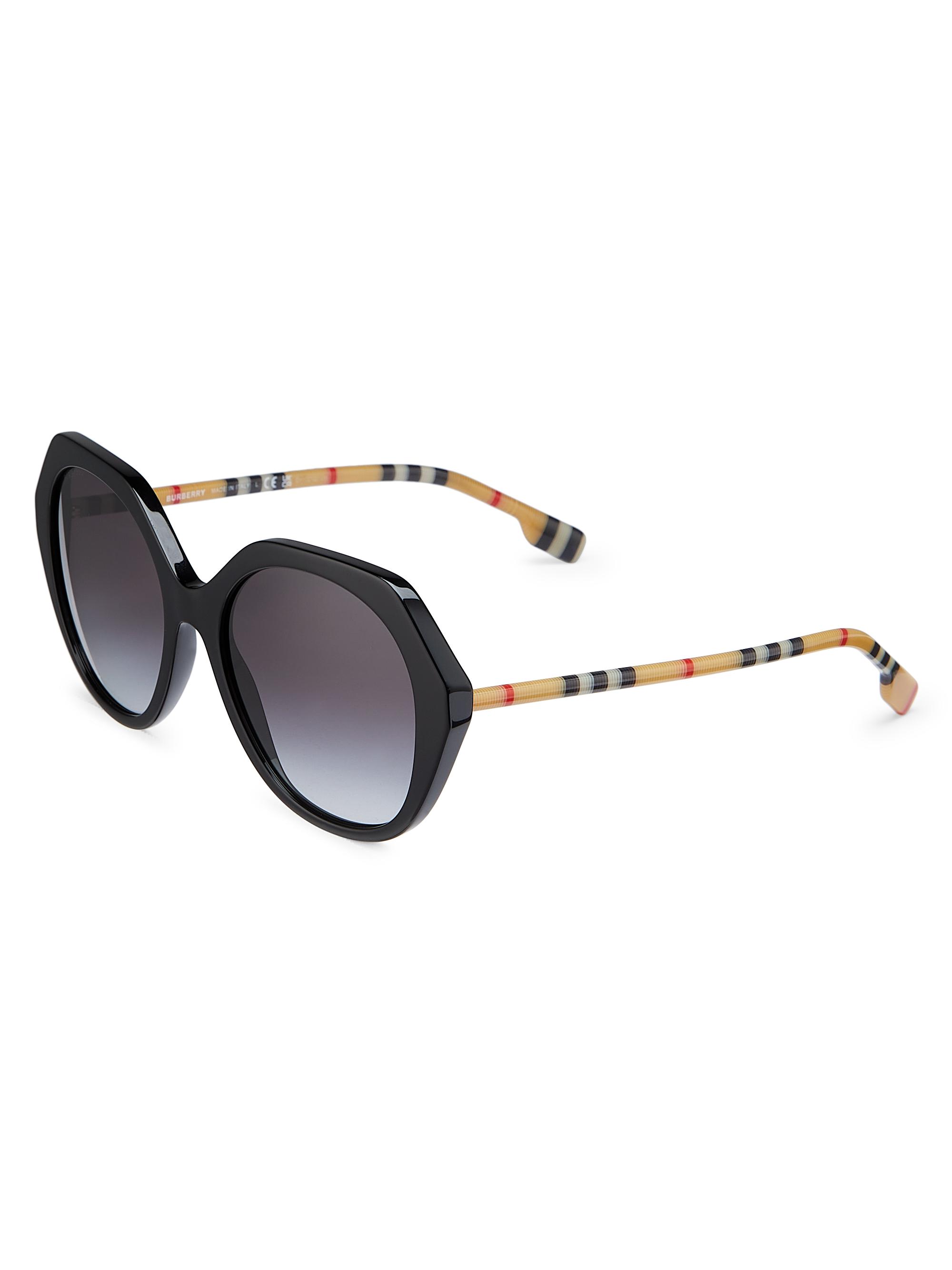 Burberry Vanessa 55MM Geometric Sunglasses | Saks Fifth Avenue display picture 1