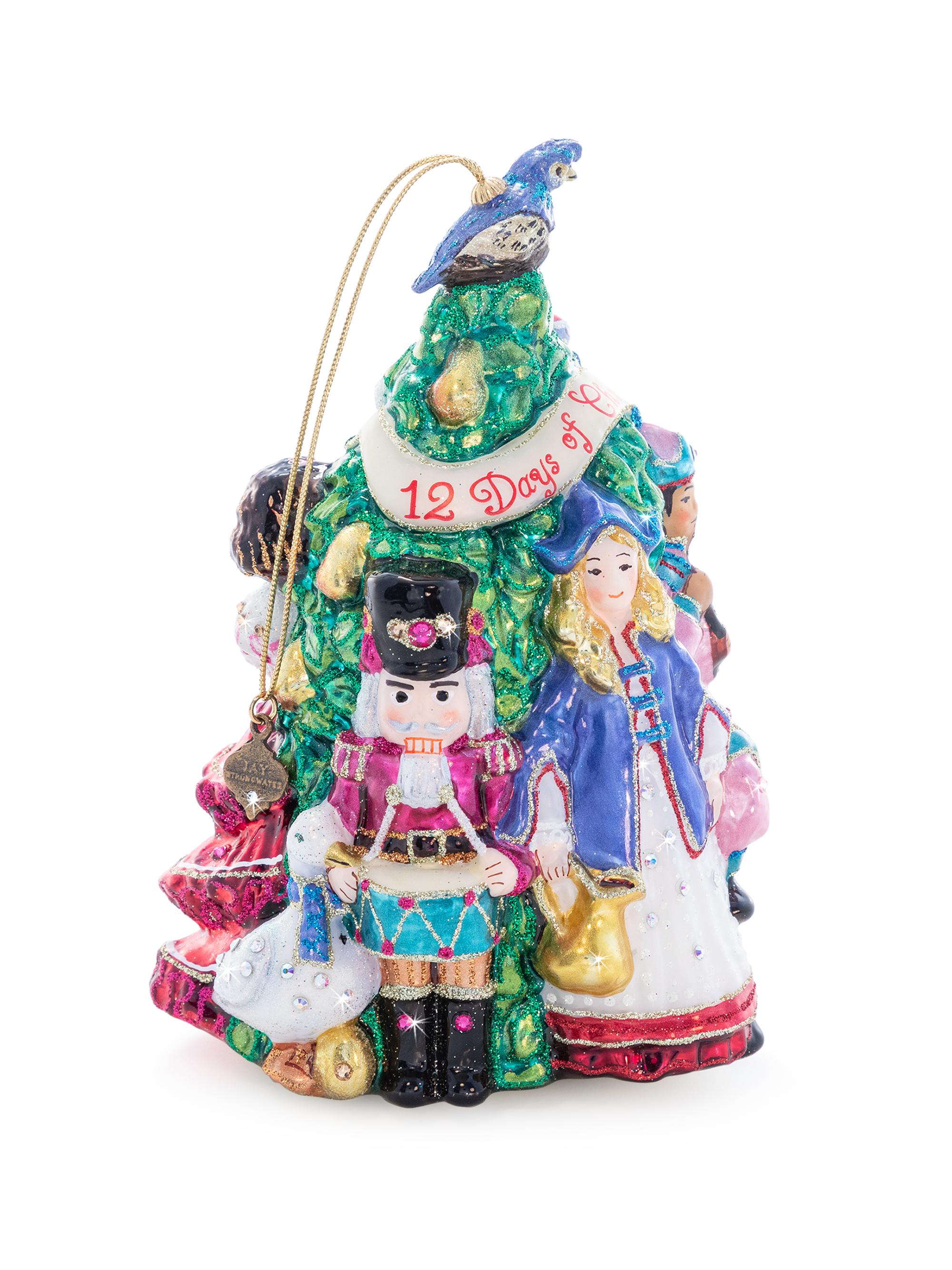 Jay Strongwater All 12 Days Glass Ornament