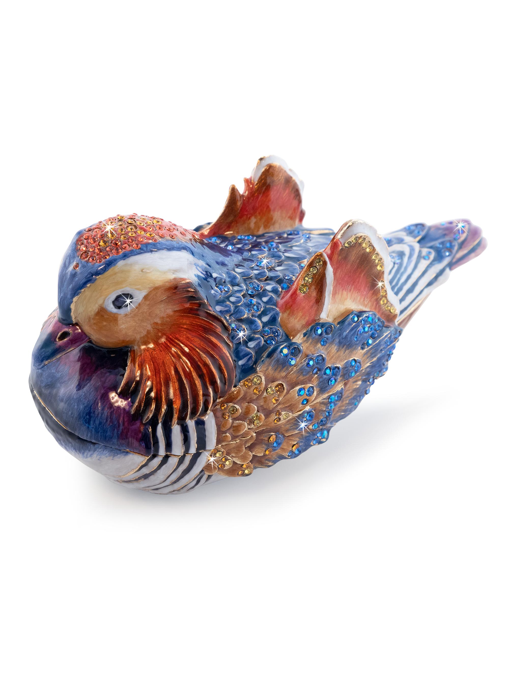 Jay Strongwater Mandarin Duck Box