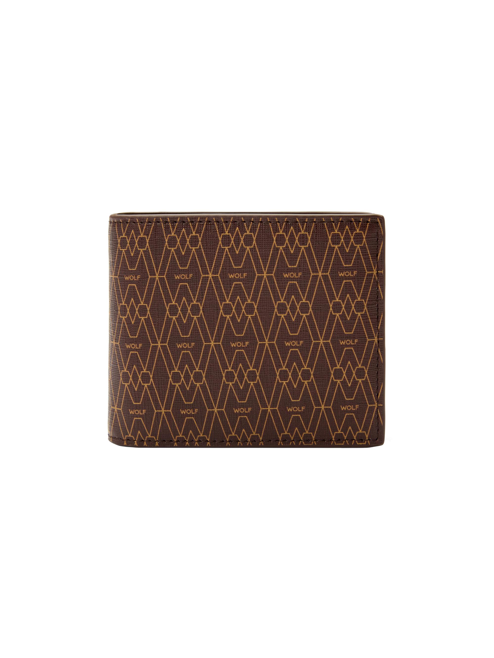 Wolf Signature Billfold & Coin Wallet - Brown