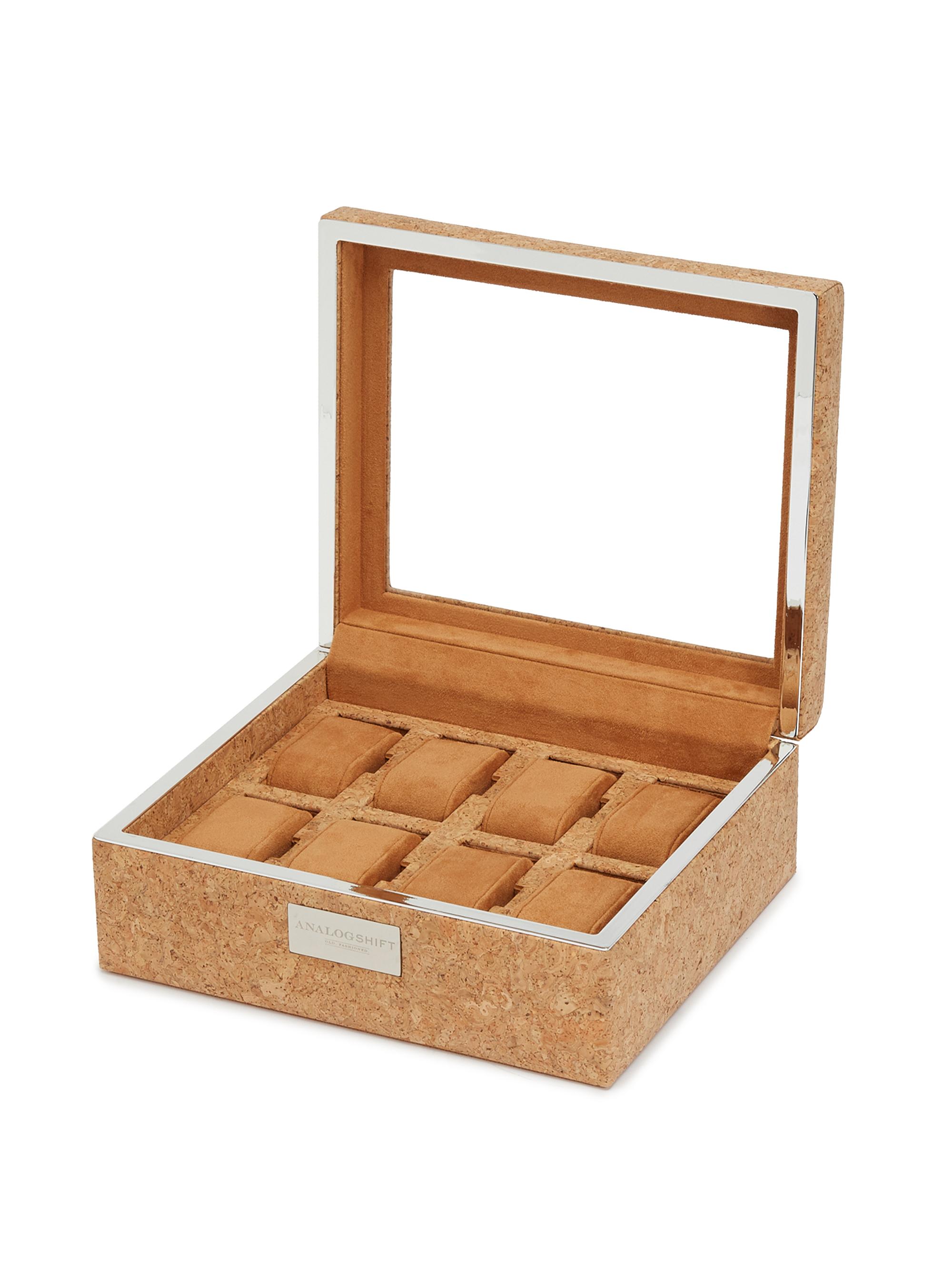 Wolf Wolf X Analog Shift 1976 Cork 8-Watch Storage Box | Saks