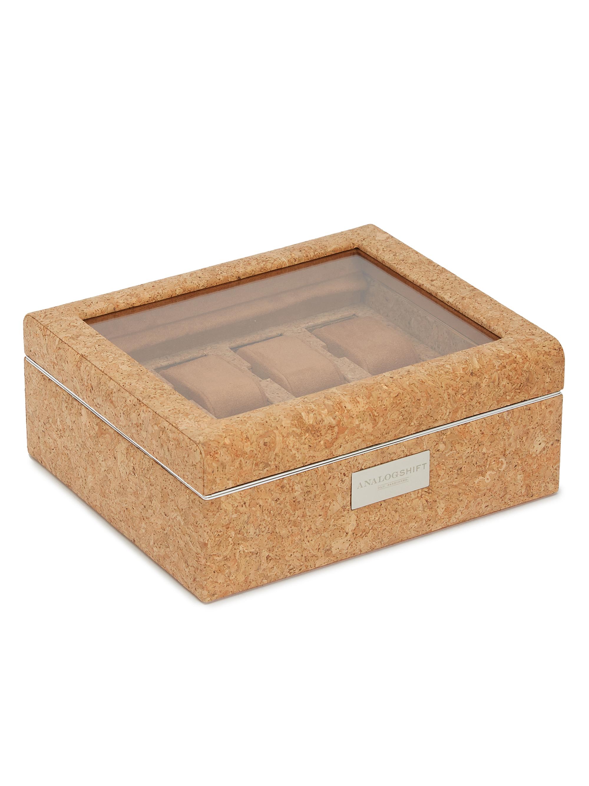 Wolf Wolf X Analog Shift 1976 Cork 8-Watch Storage Box | Saks