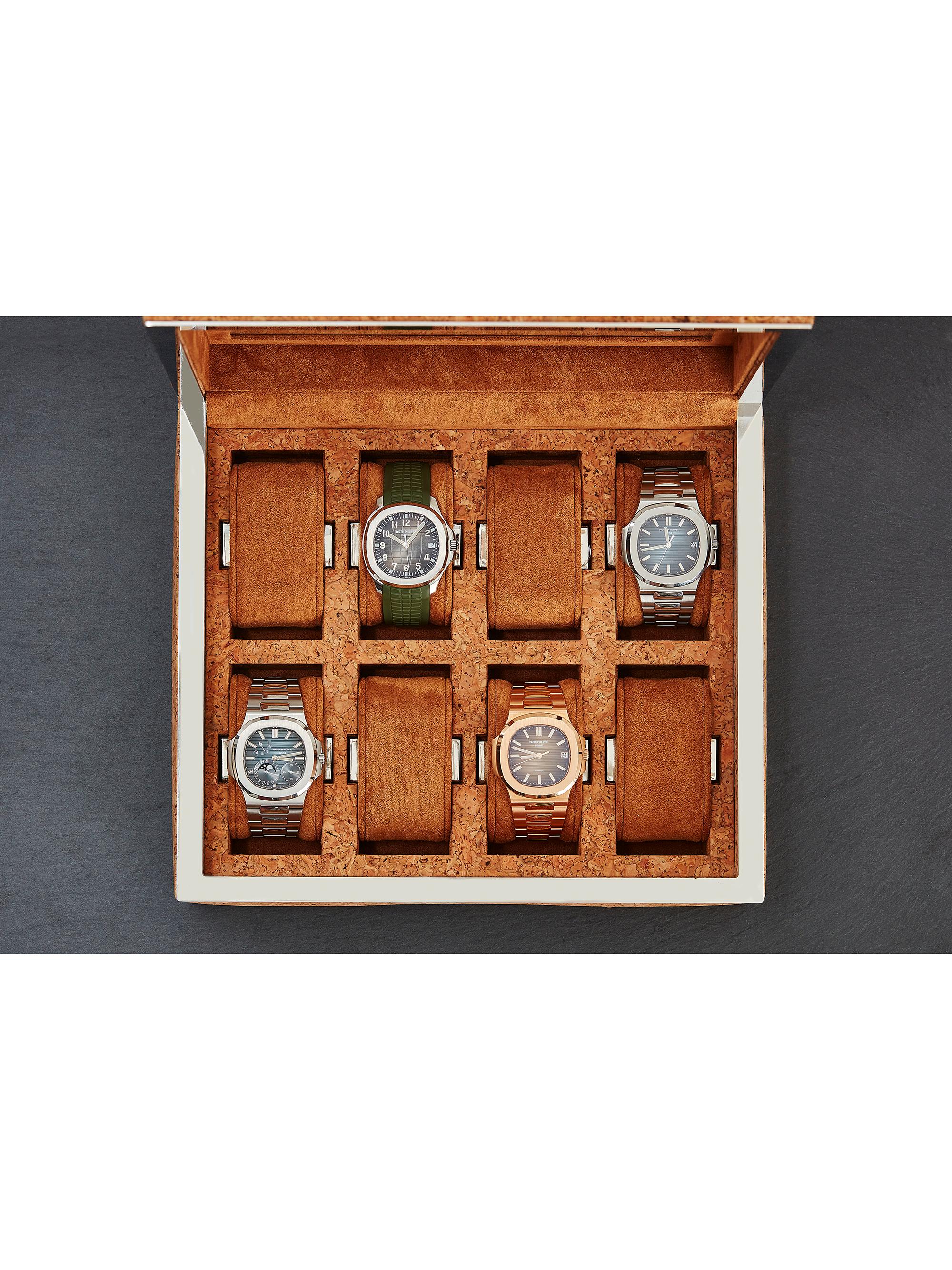 Wolf Wolf X Analog Shift 1976 Cork 8-Watch Storage Box | Saks