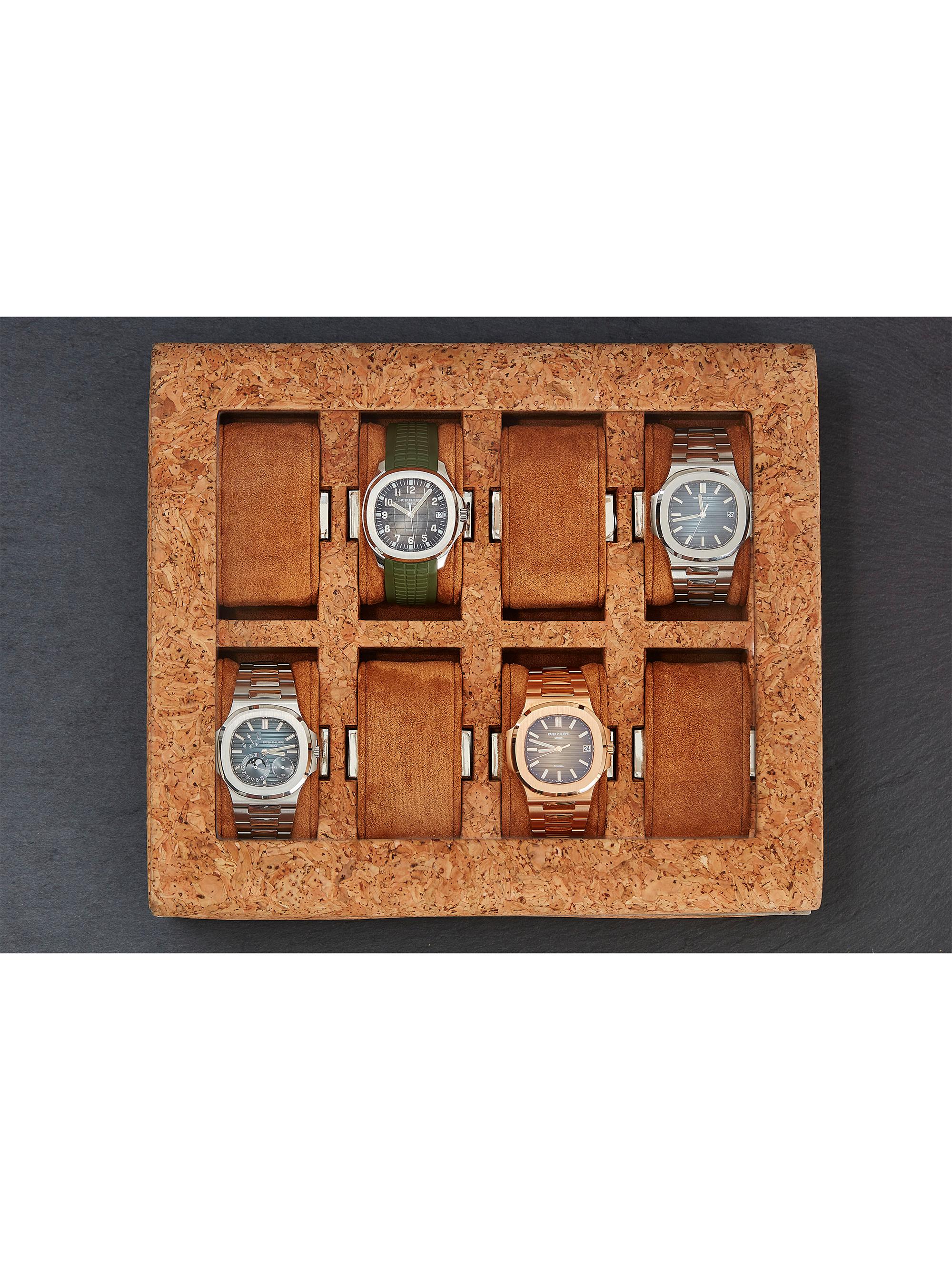 Wolf Wolf X Analog Shift 1976 Cork 8-Watch Storage Box | Saks