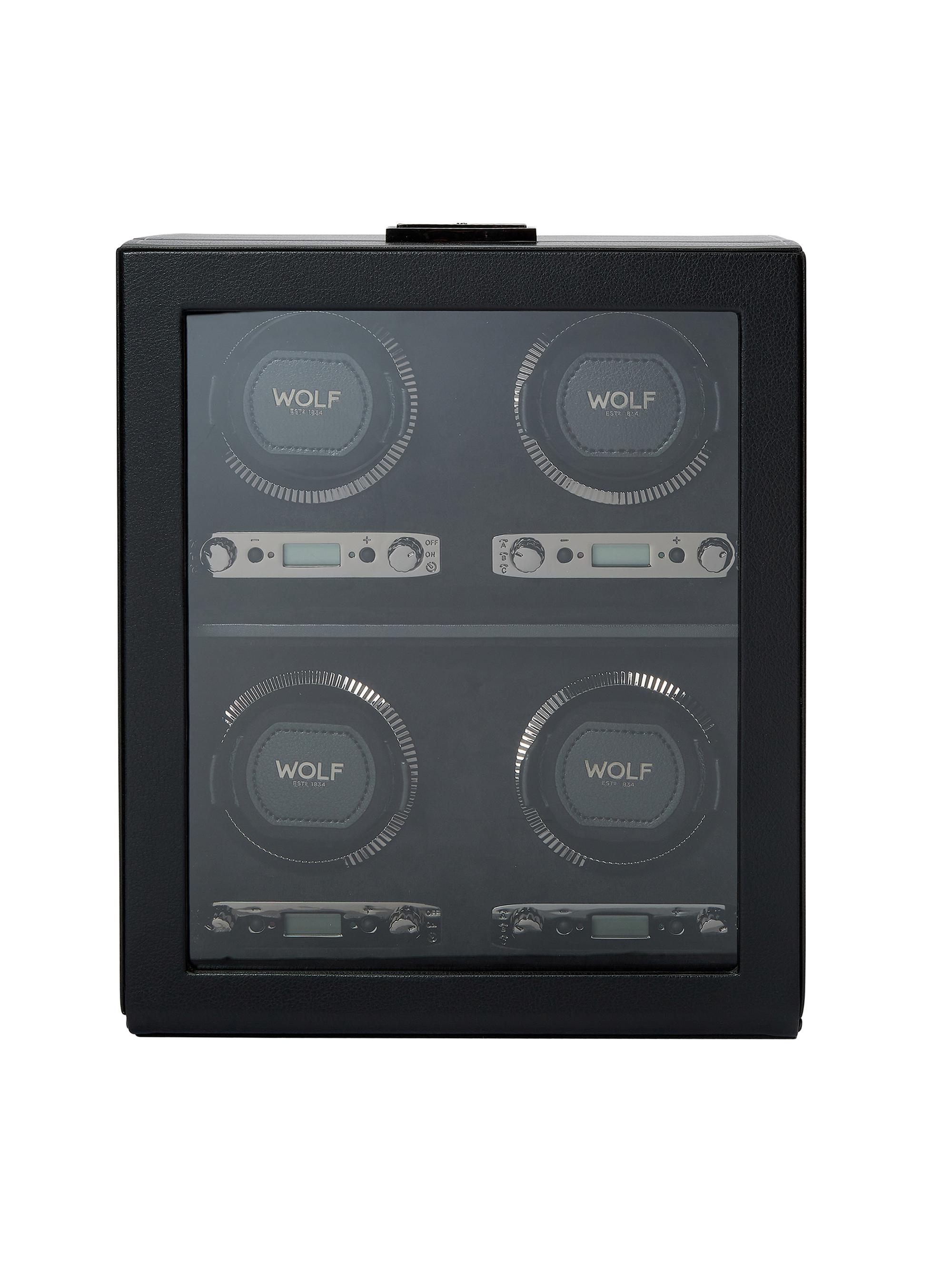 Wolf British Racing Four-Piece Watch Winder - Green