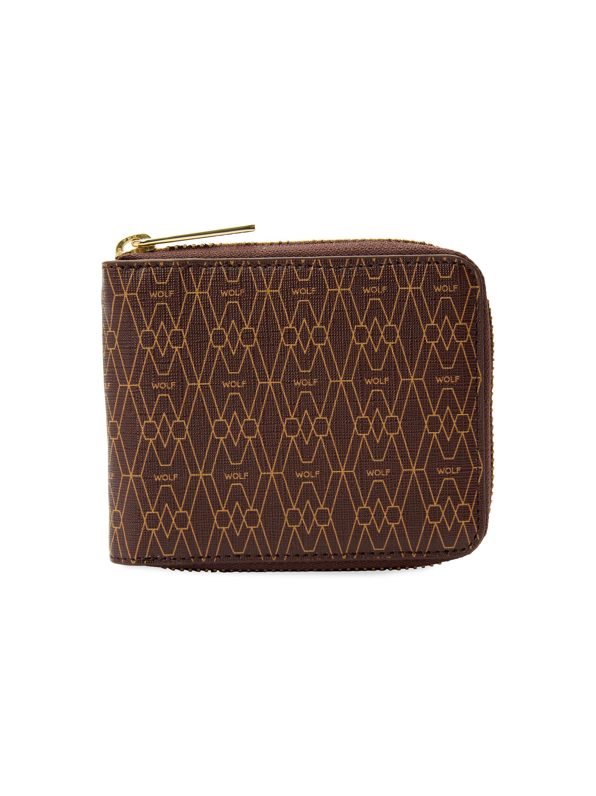 Wolf Women's Signature Zip Wallet - Brown