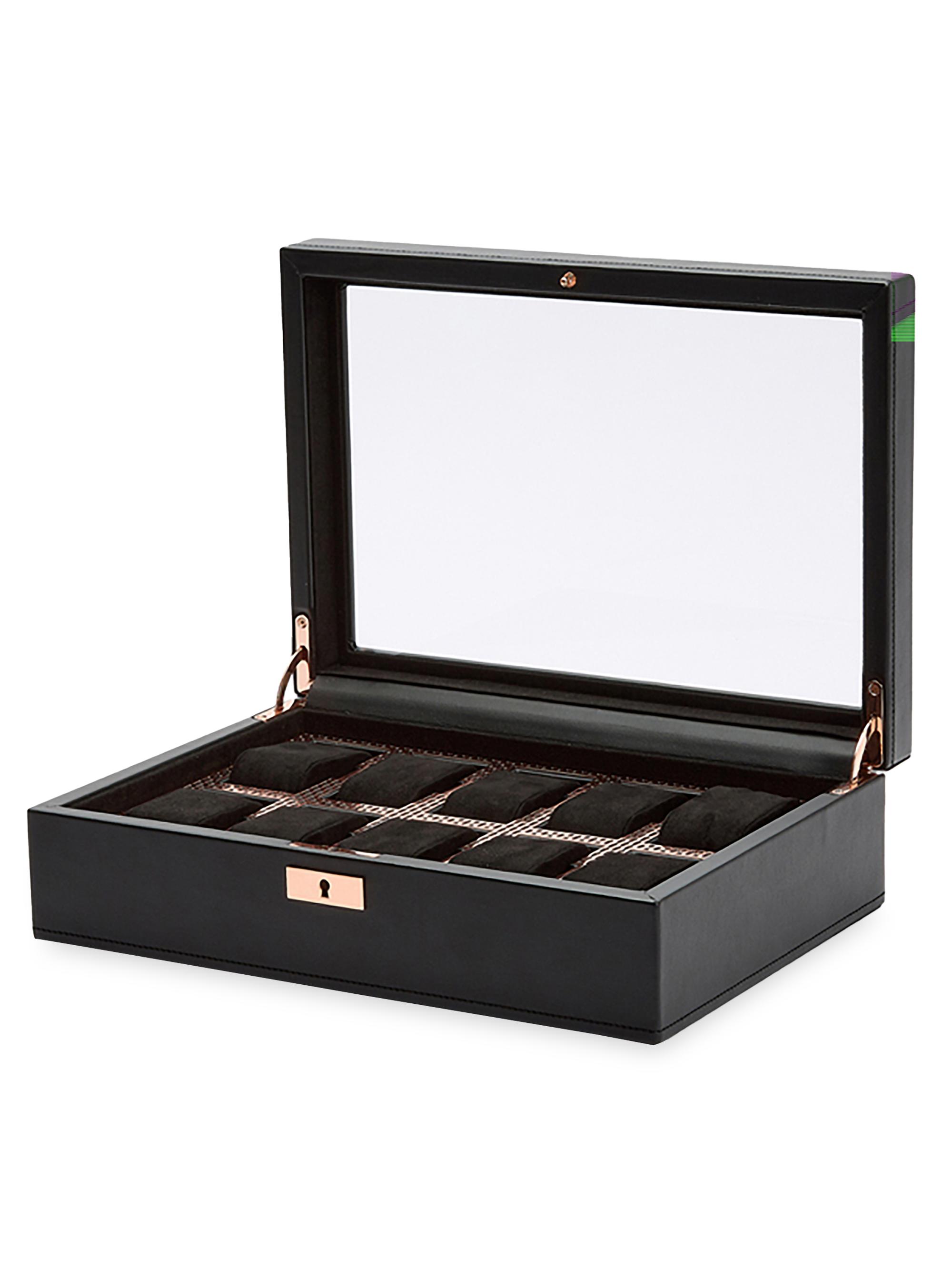 Wolf Axis 10-Watch Storage Box | Saks Fifth Avenue
