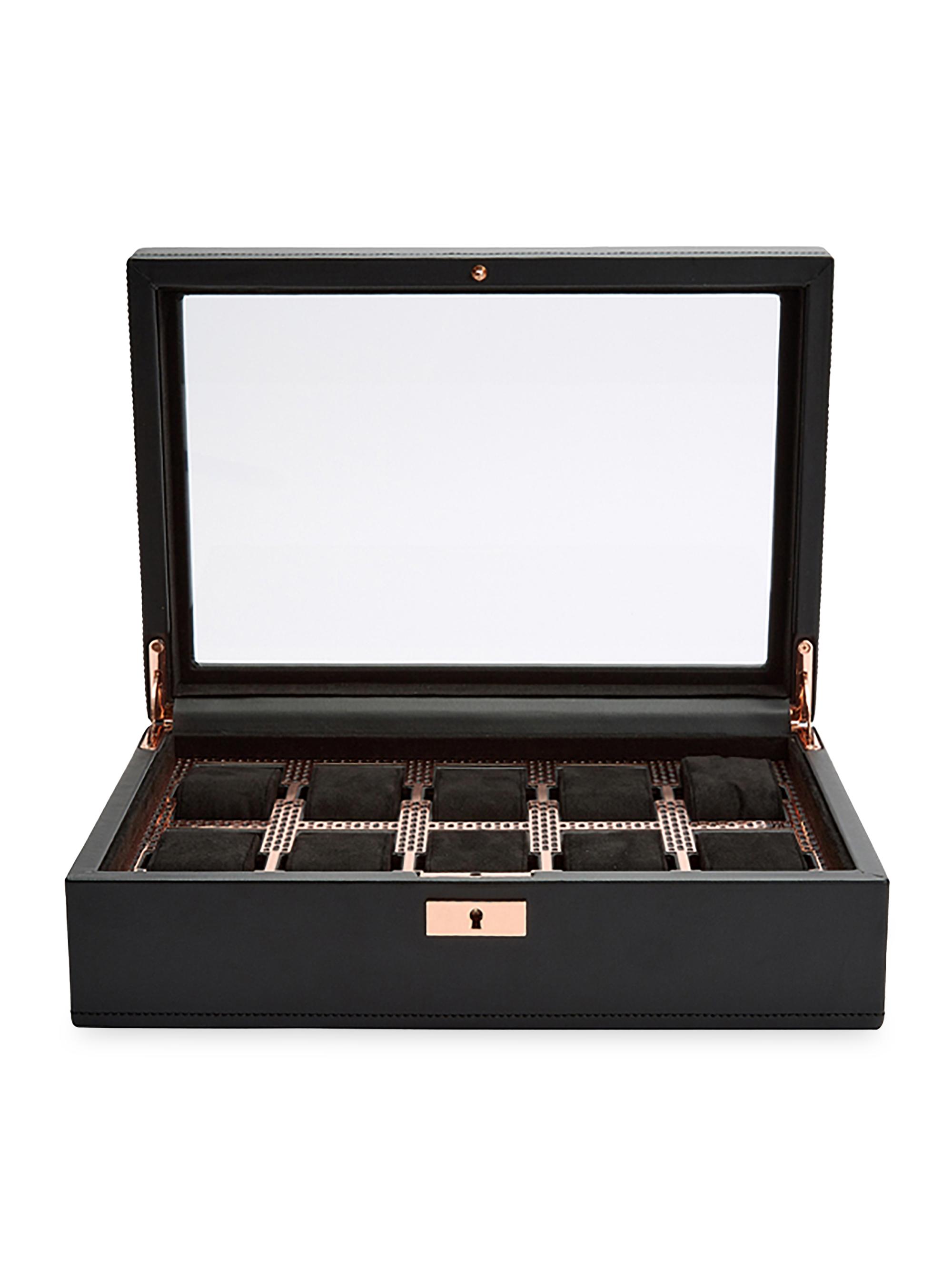 Wolf Axis 10-Watch Storage Box | Saks Fifth Avenue