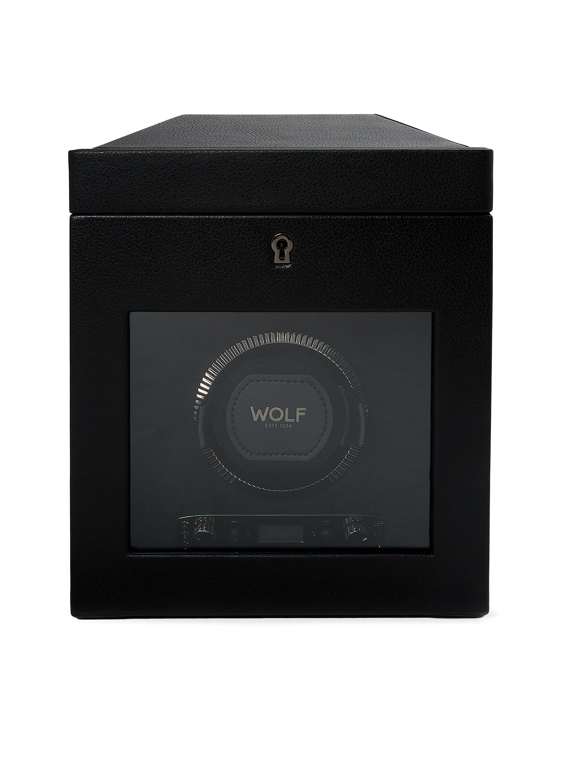 Wolf British Racing Single Watch Winder - Black