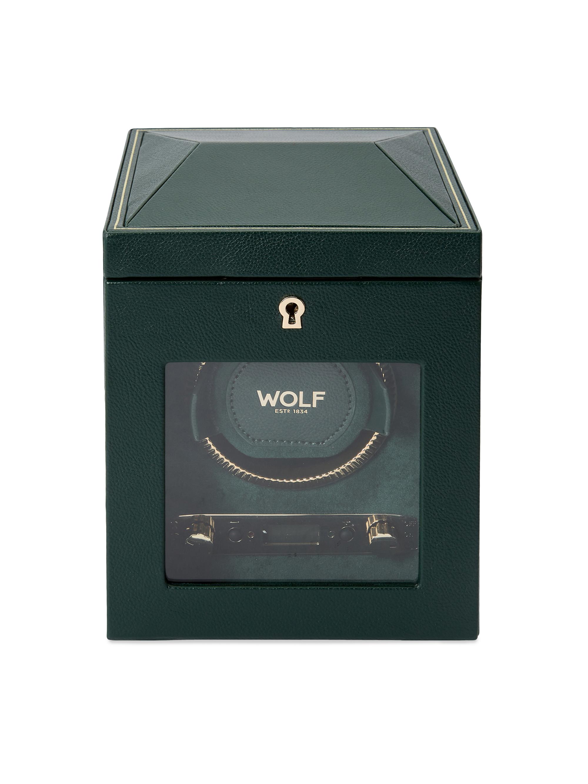 Wolf British Racing Single Watch Winder - Green