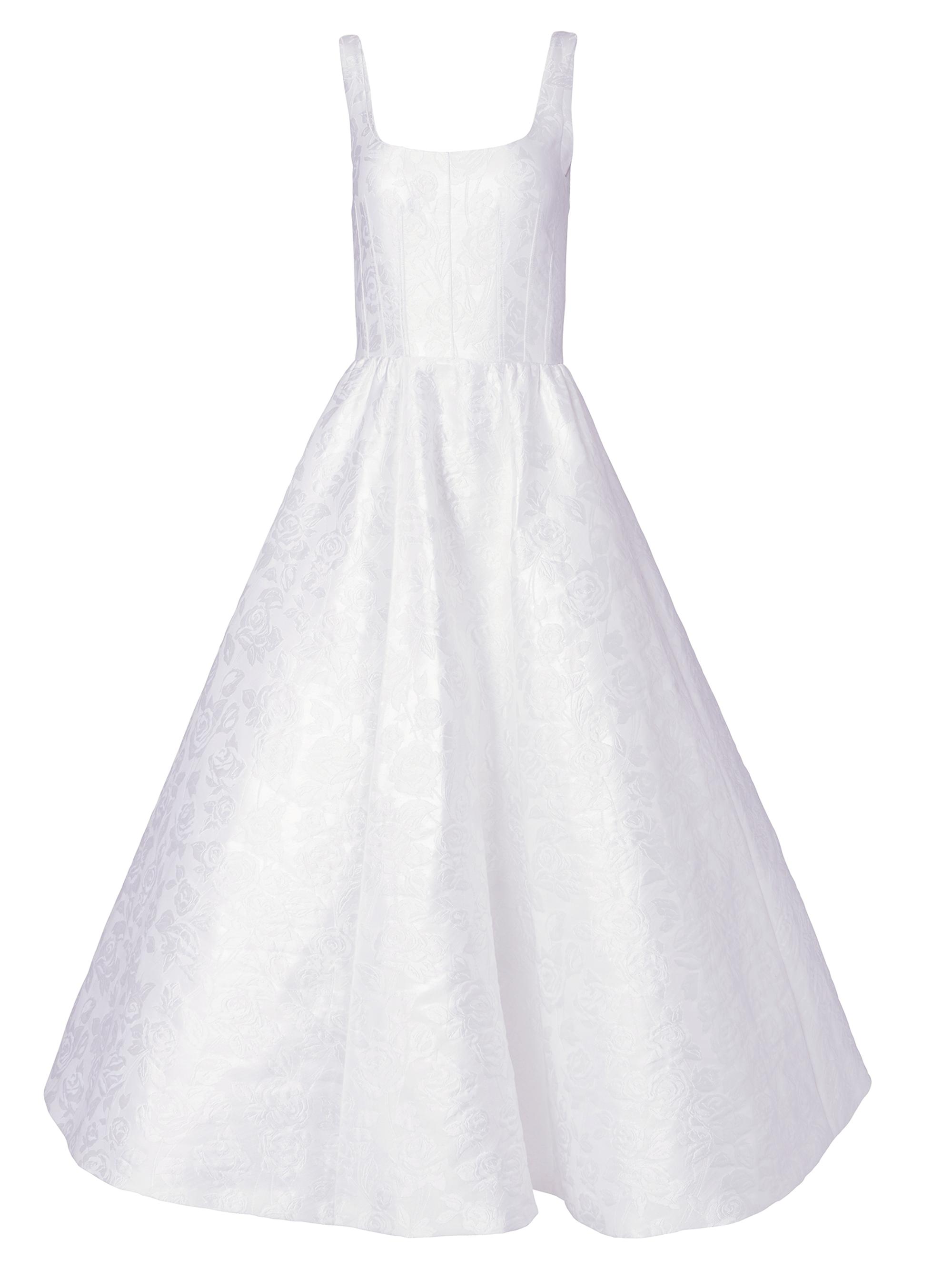 Carolina Herrera Scoopneck Fit & Flare Midi-Dress | Saks Fifth Avenue