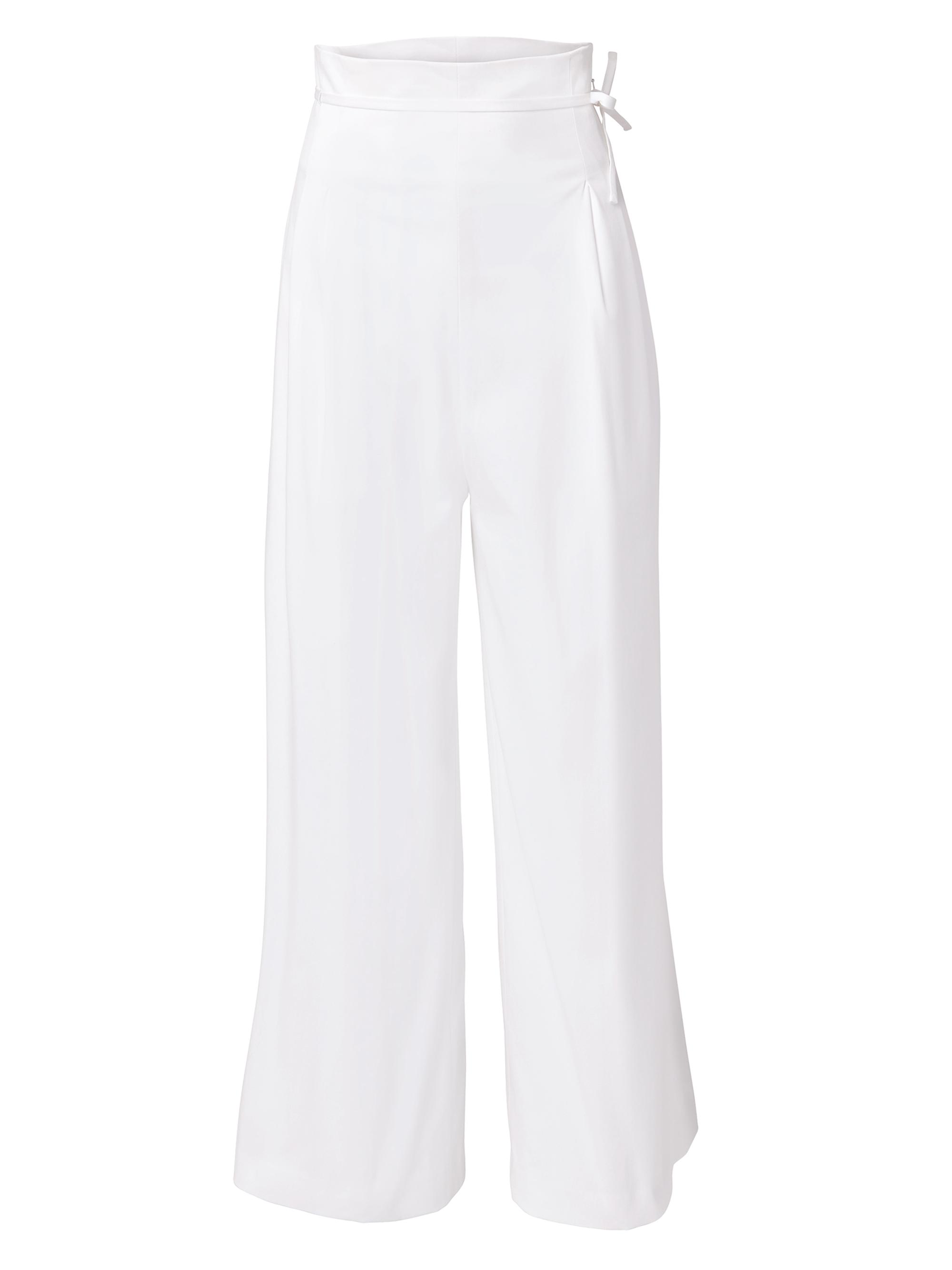 Carolina Herrera Women's High-Waisted Cropped Pants - White