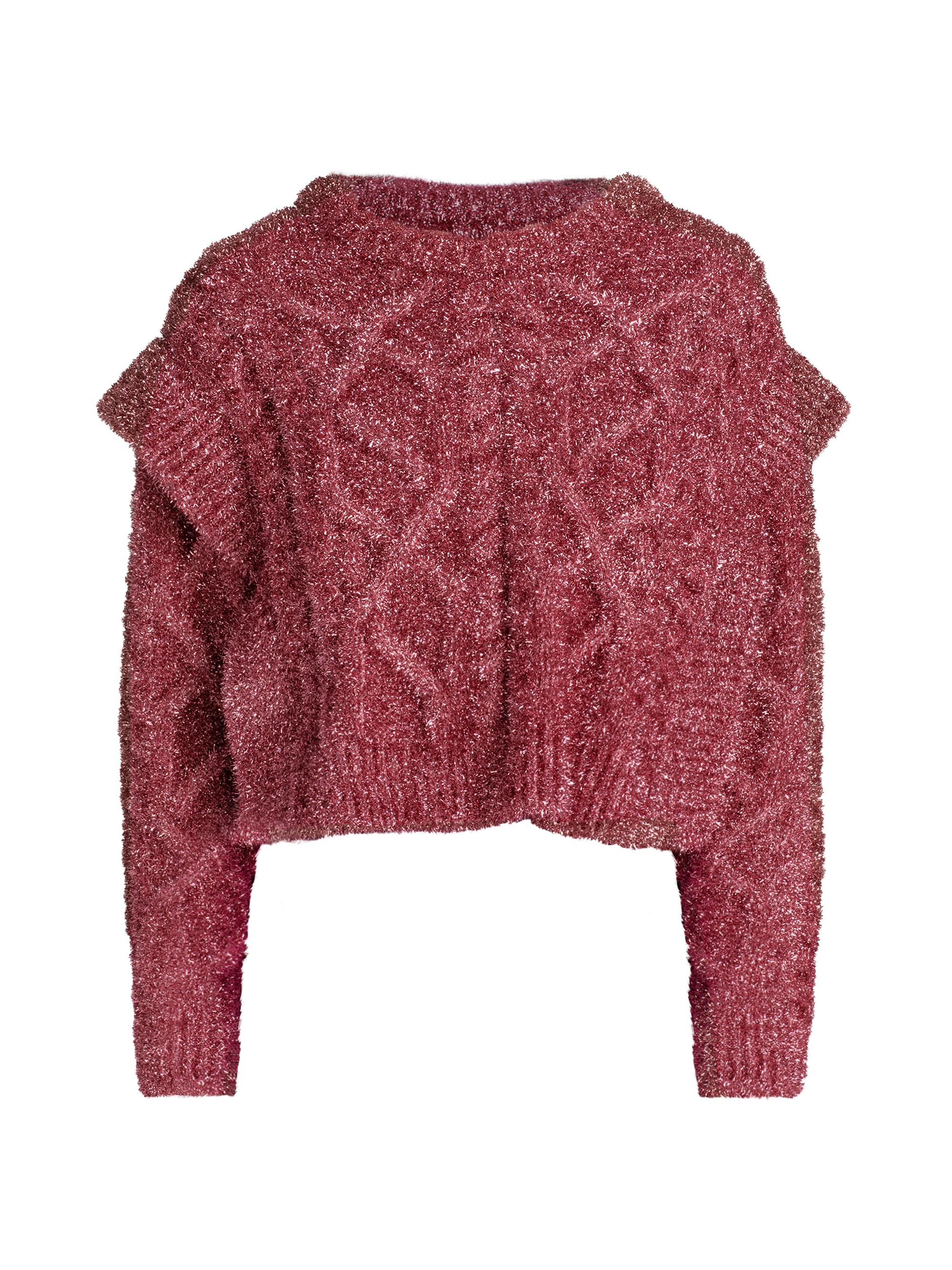 Aknvas Women's Bonnie Oversize Crewneck Sweater - Orchid