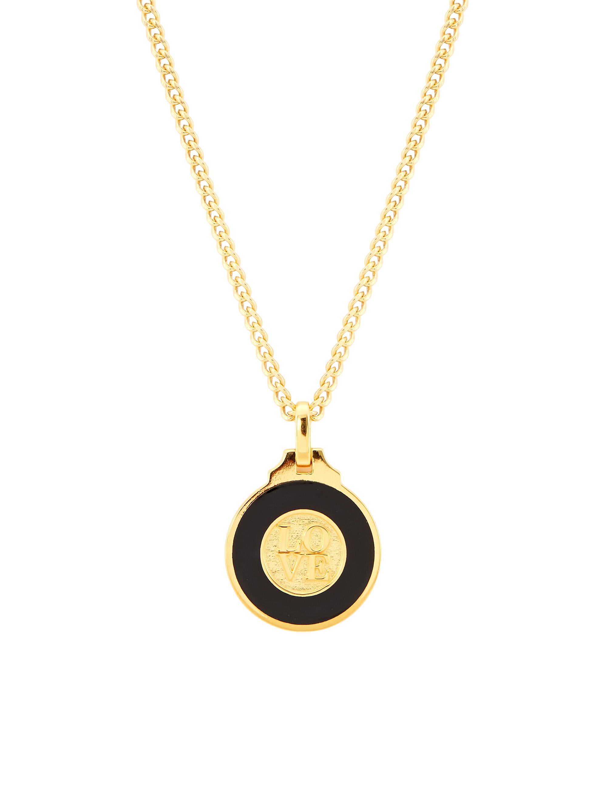 Gwen Beloti Jewelry Women's Love Is Love Letter 14K-Gold-Filled & 18K-Gold-Plated Pendant Necklace