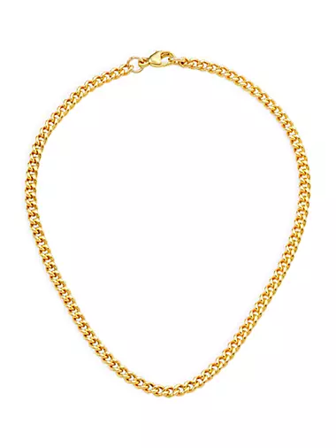 Gold Essentials Nola 14K-Gold-Filled Curb-Chain Anklet