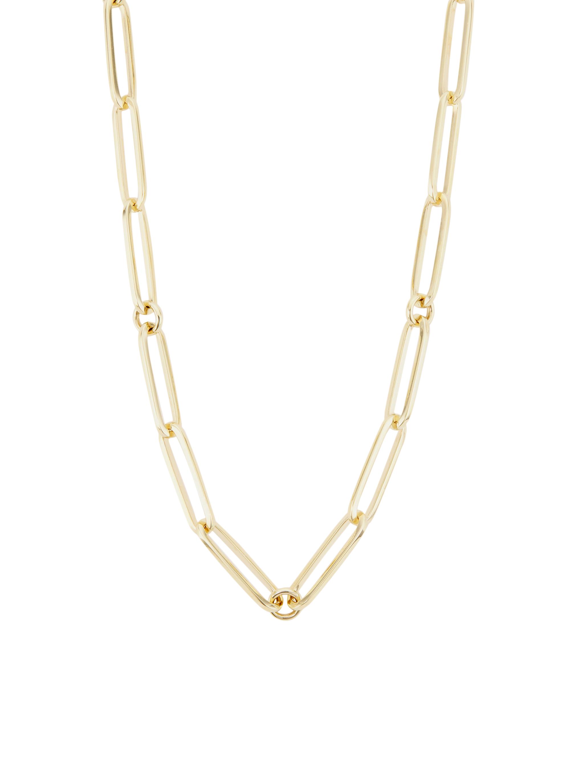 Saks Fifth Avenue Collection Women's 14K Yellow Gold Paper Clip Chain Necklace - Gold