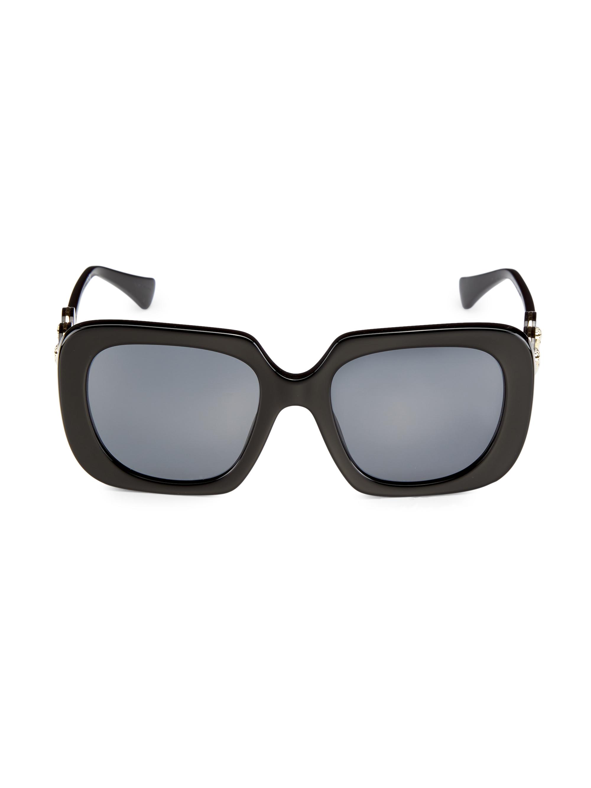 Versace Women's 54MM Square Sunglasses - Black