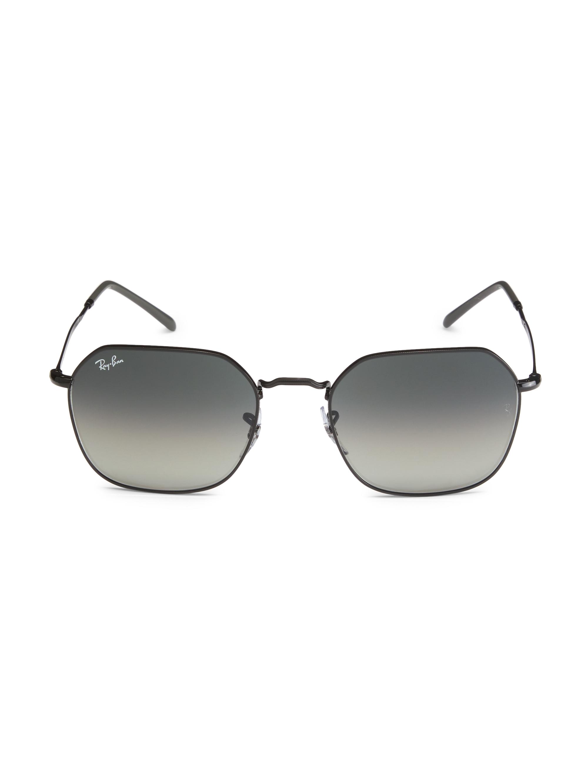 Ray-Ban Women's RB3694 Jim 55MM Geometric Sunglasses - Gunmetal