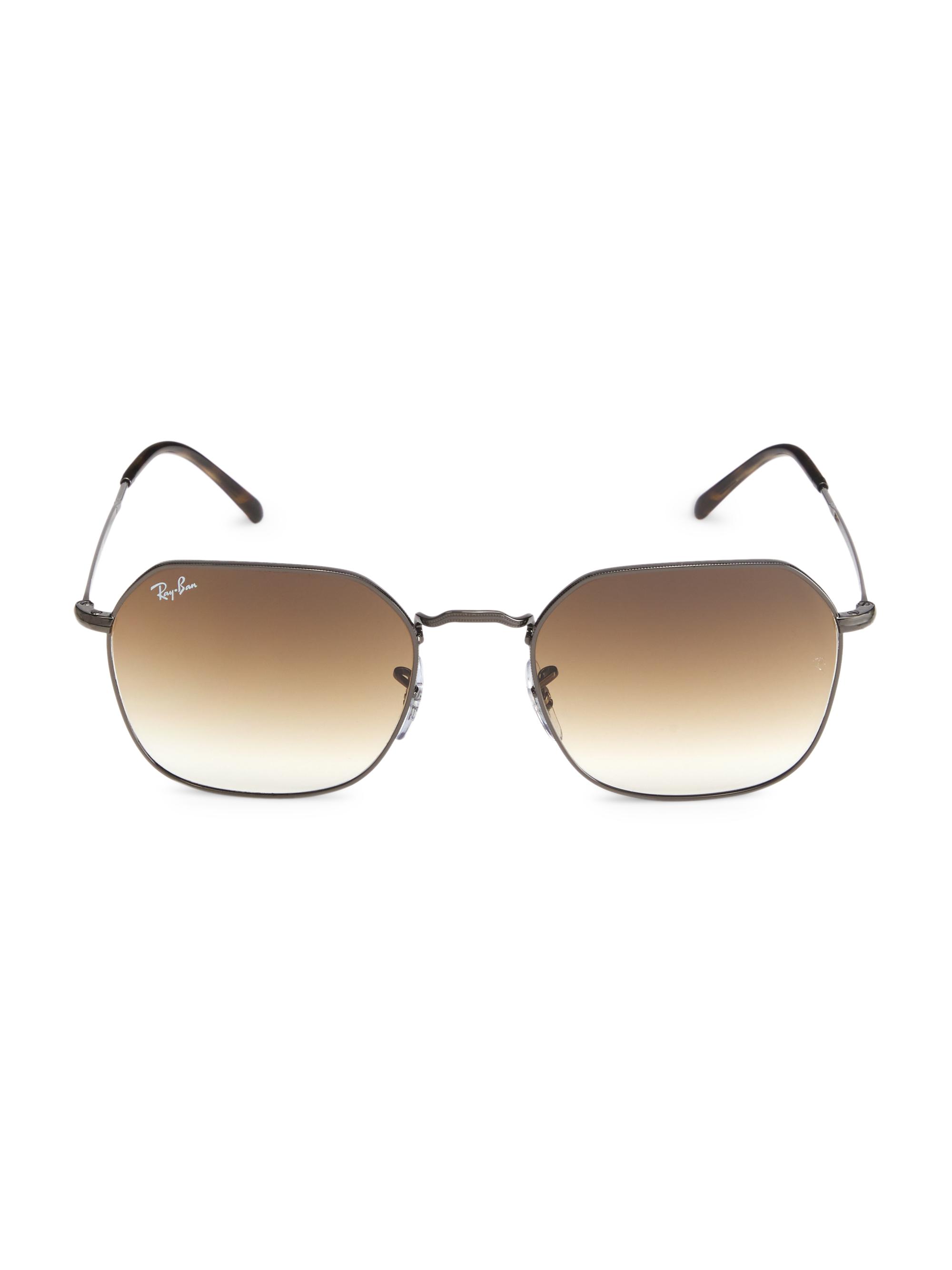 Ray-Ban Women's RB3694 Jim 55MM Geometric Sunglasses - Gunmetal | Thumbnail 5
