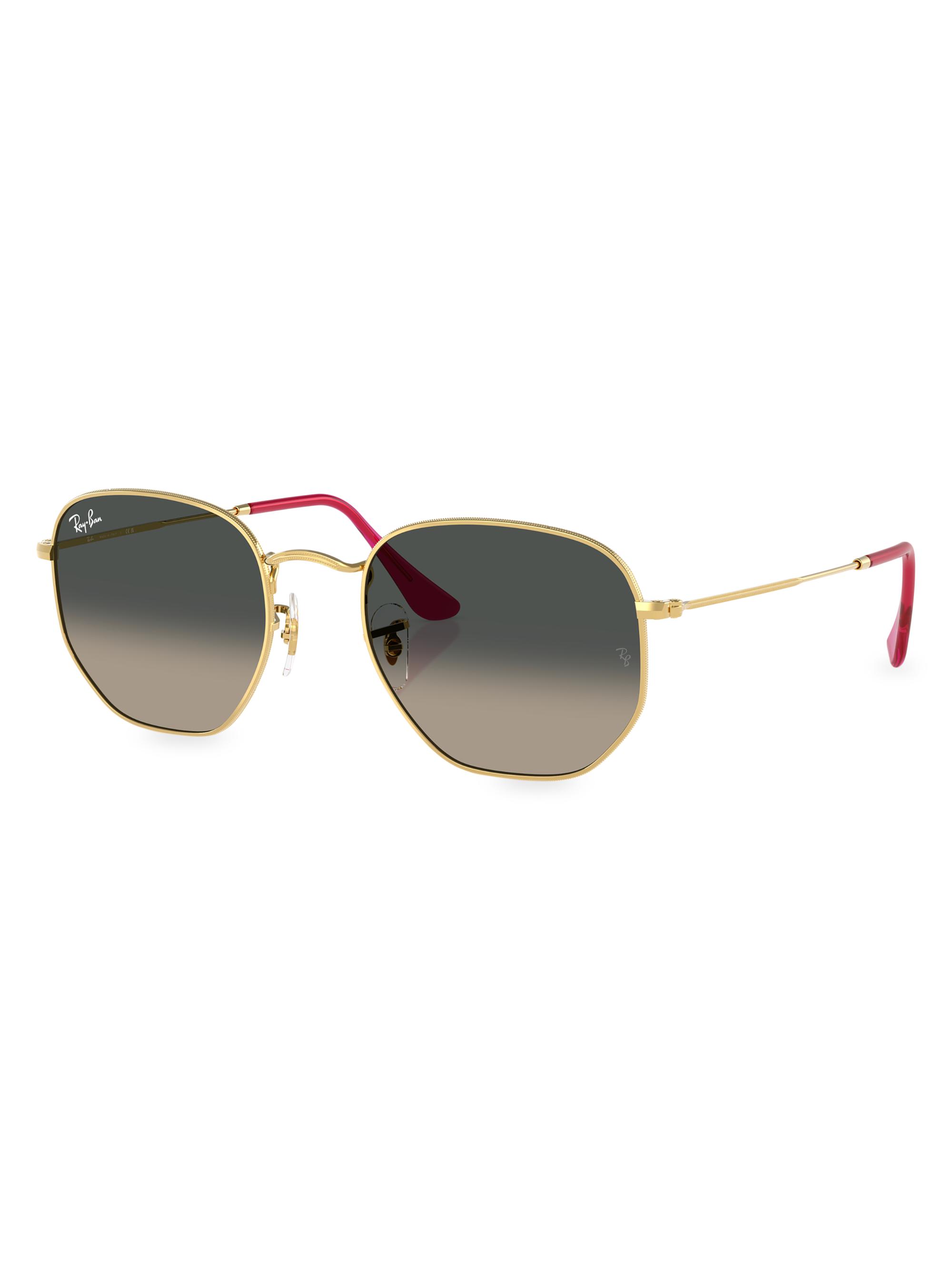 Ray-Ban Women's RB3694 55MM Geometric Sunglasses - Gradient Dark Grey Gold