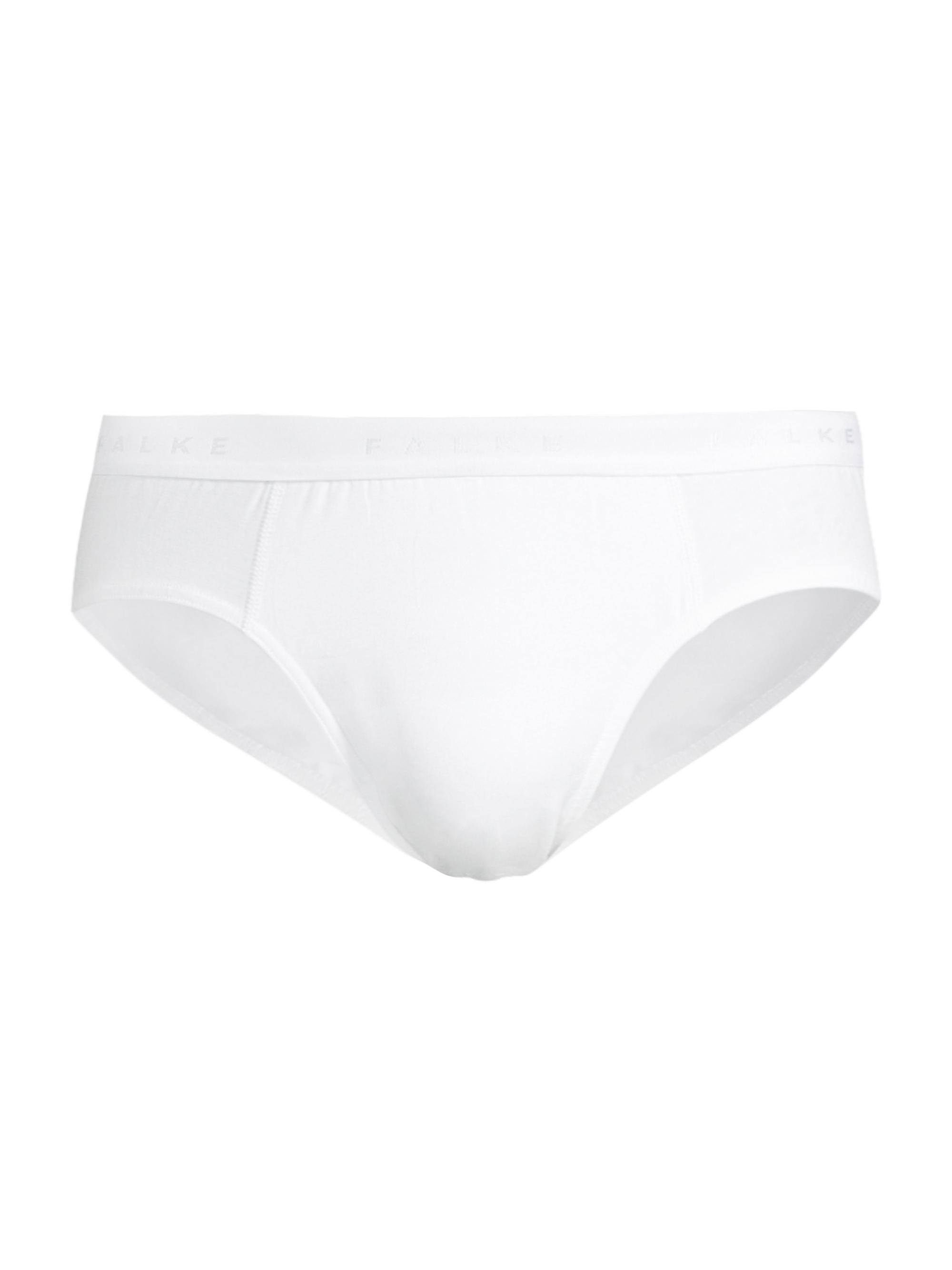 Falke Men's Cotton Logo Briefs - White