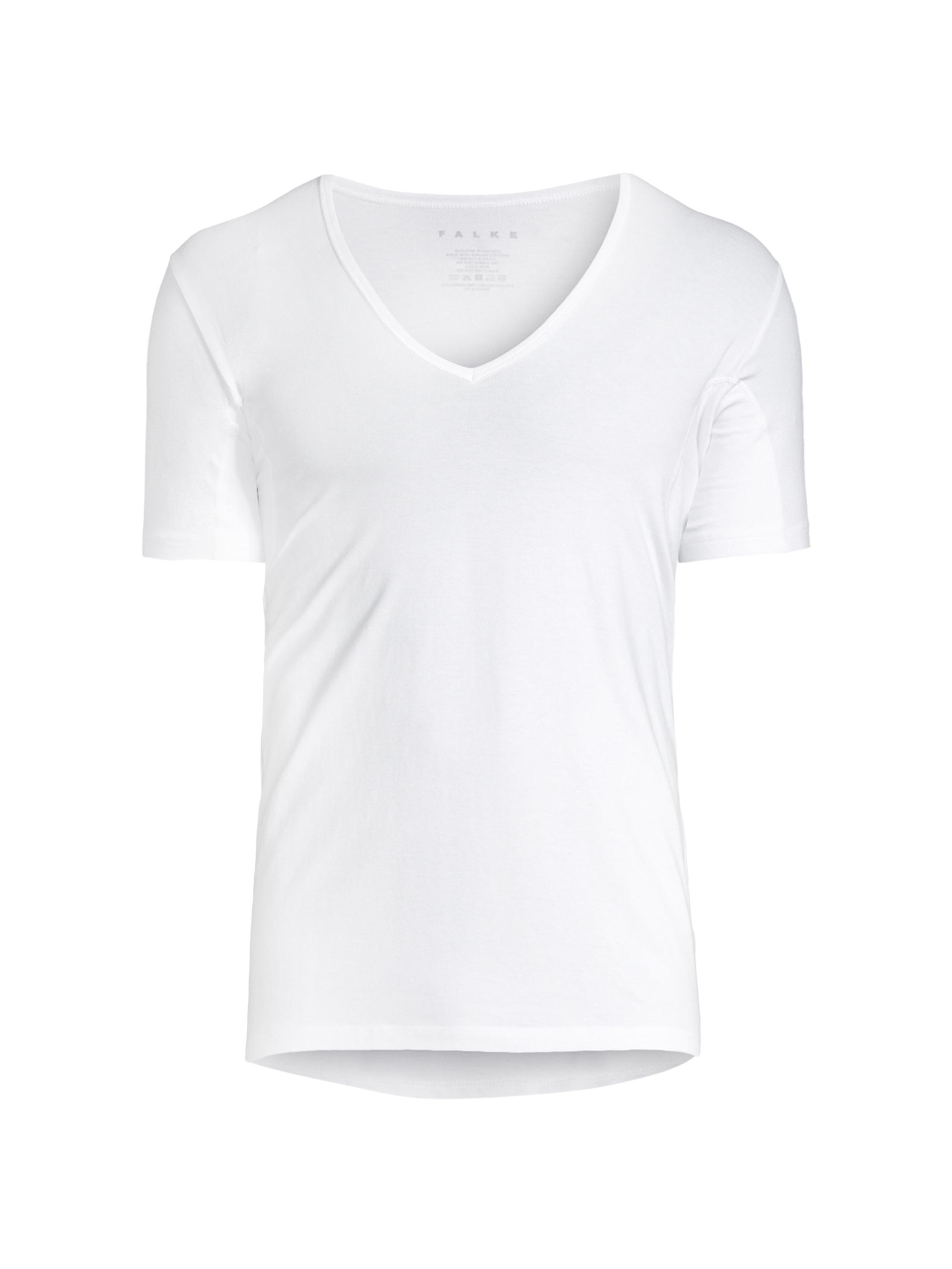 Falke Men's Short-Sleeve V-Neck T-Shirt - White