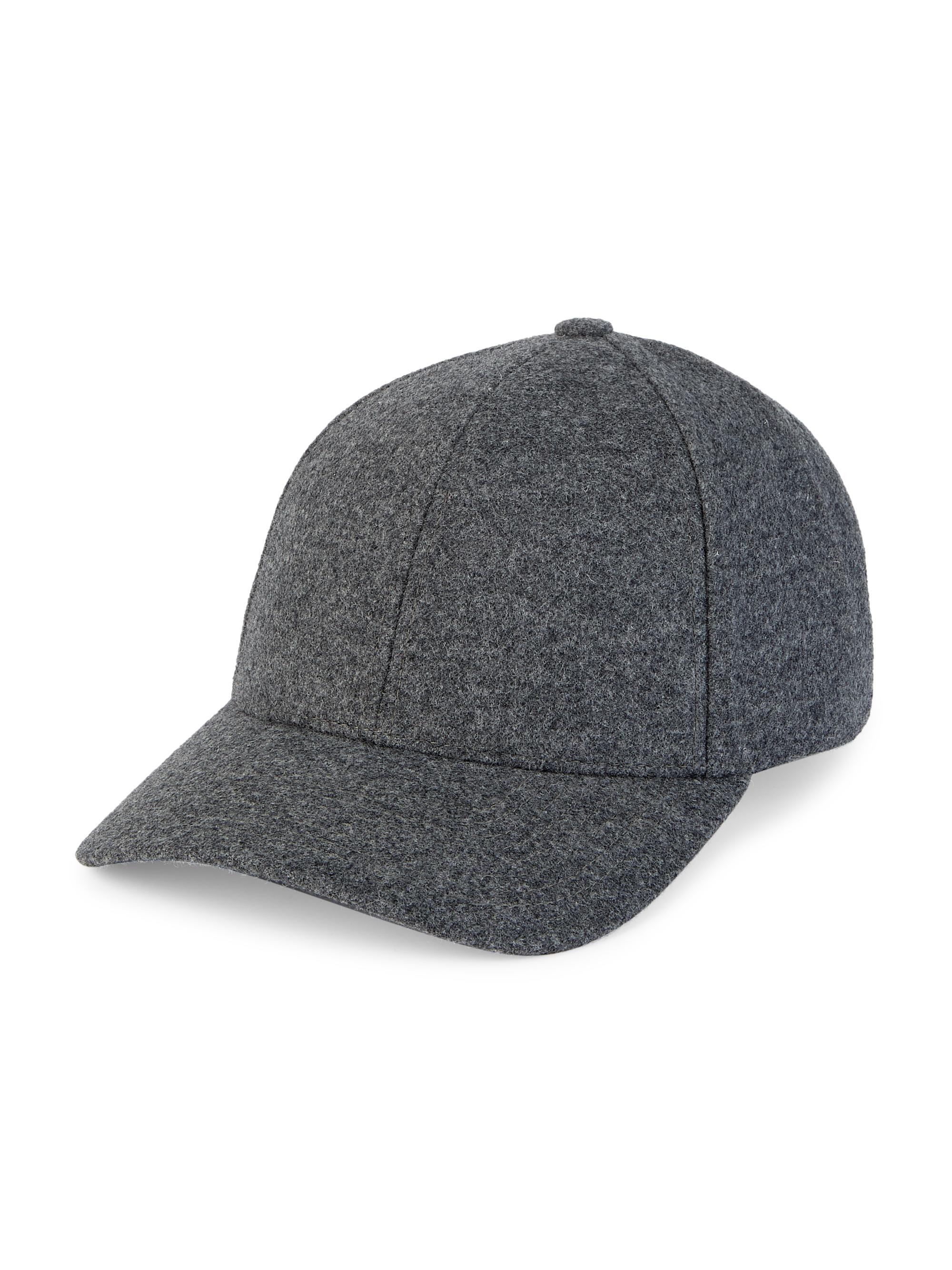 Varsity Headwear Men's Wool Baseball Cap - Granite Grey