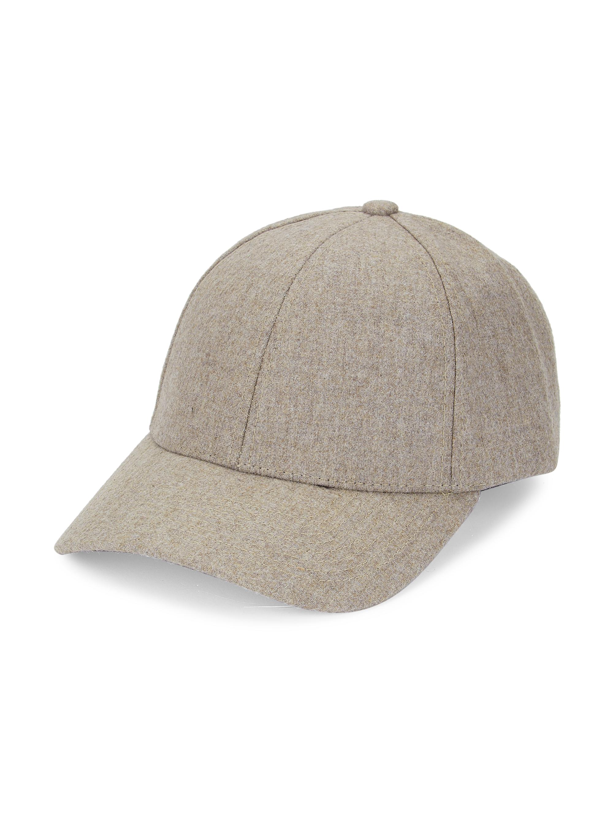 Varsity Headwear Men's Wool Baseball Cap - Umber Beige