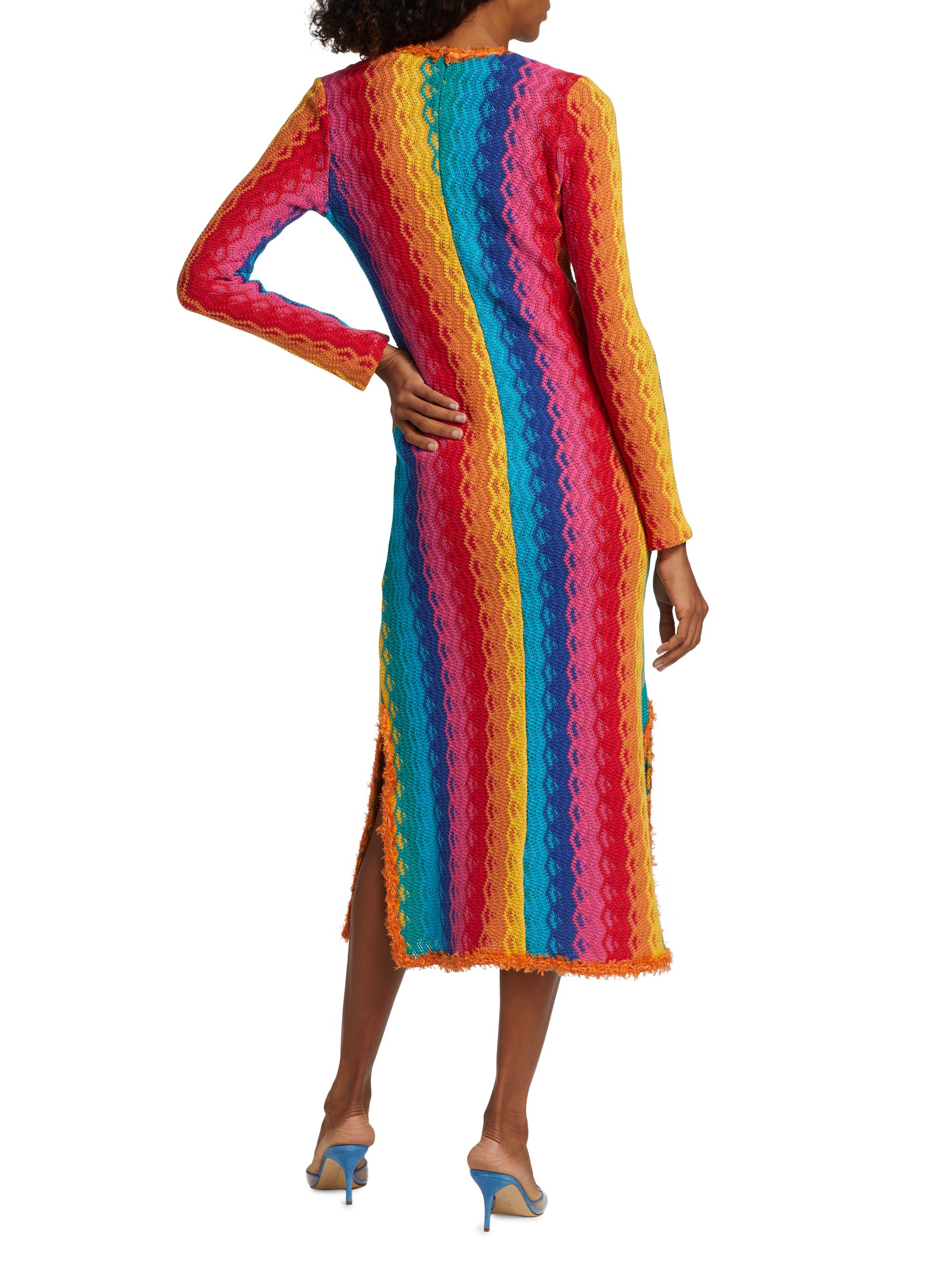 Alexis Solei Crochet Midi-Dress | Saks Fifth Avenue