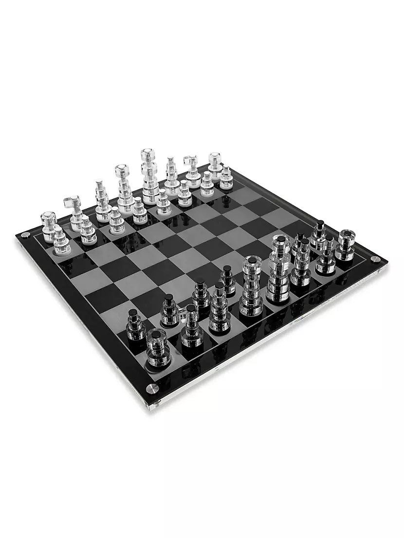 Prada Saffiano Leather Chess Set