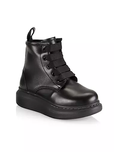 Little Kid's & Kid's Leather Lace-Up Boots