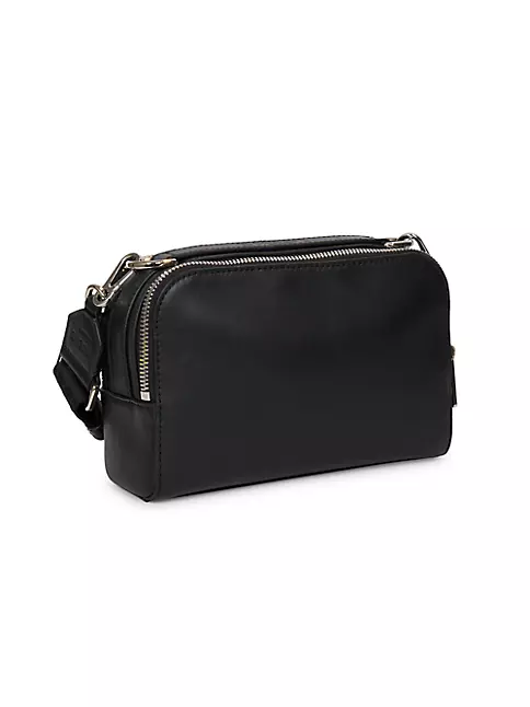 Camera Bag - Courrèges - Black - Leather