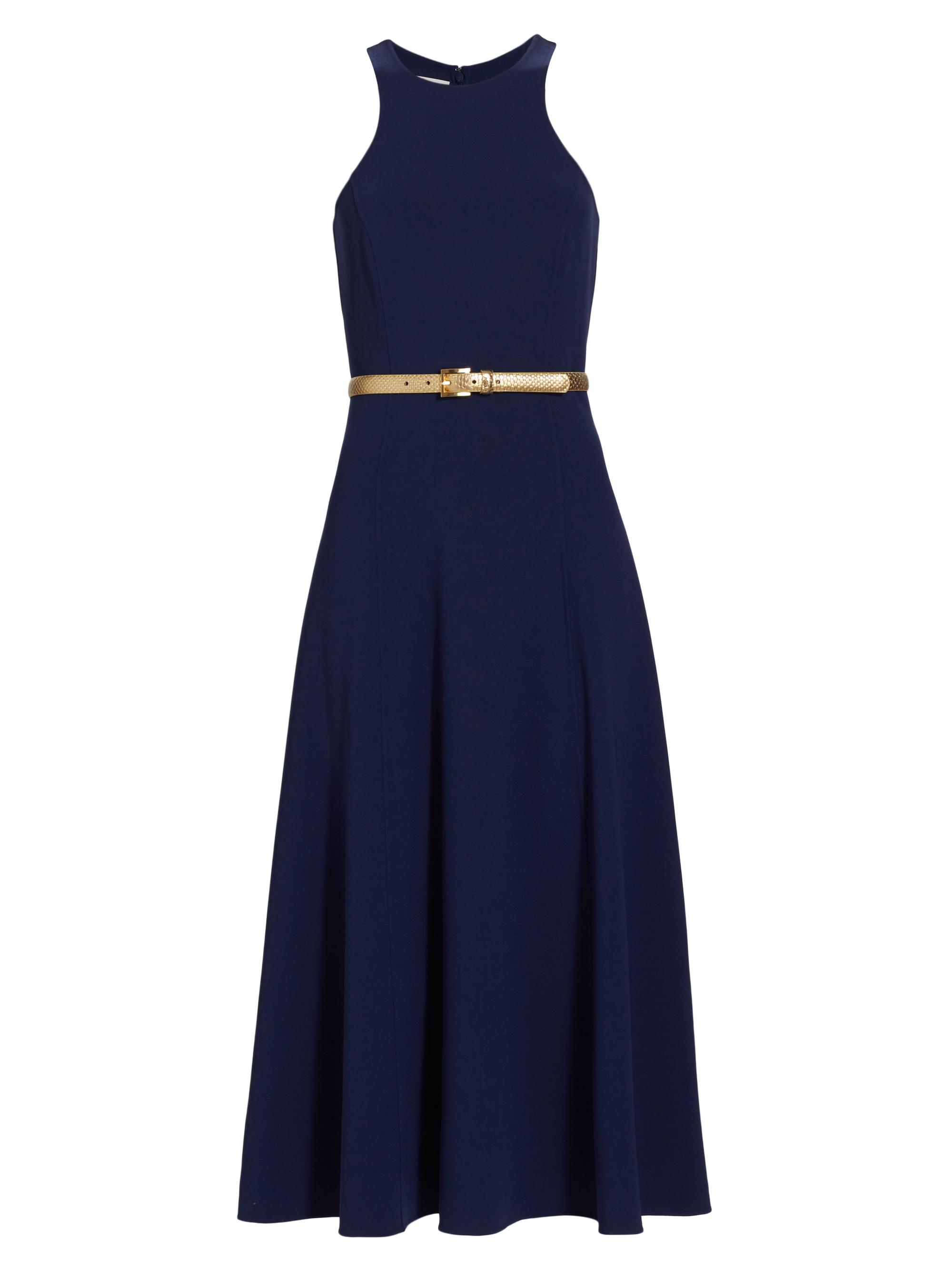 Michael Kors Collection Sleeveless Belted Midi-Dress | Saks Fifth Avenue