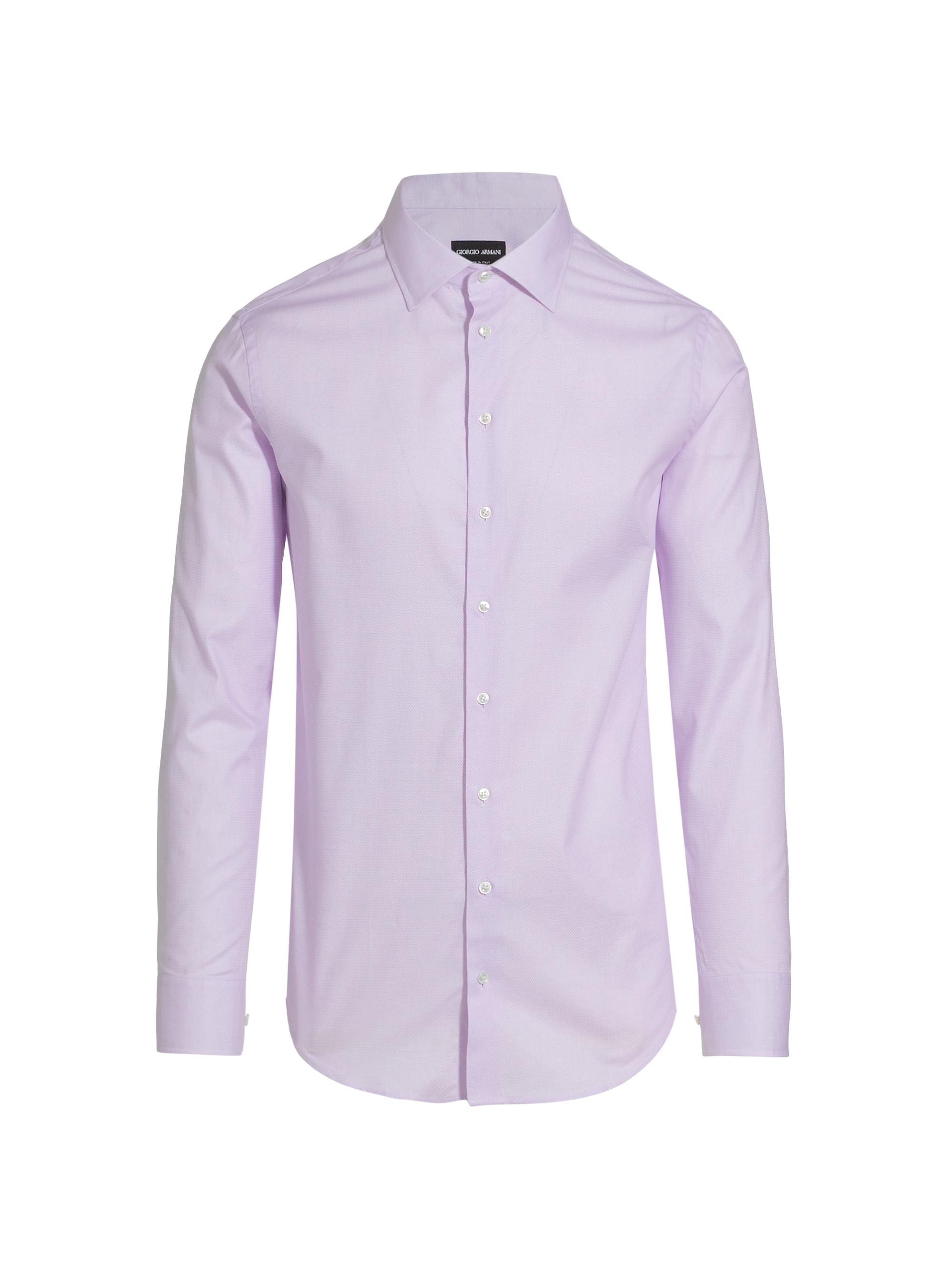 honeycomb dress shirt Non-iron Honeycomb Weave Cotton Shirt: Frost Blue Business Dress Shirt