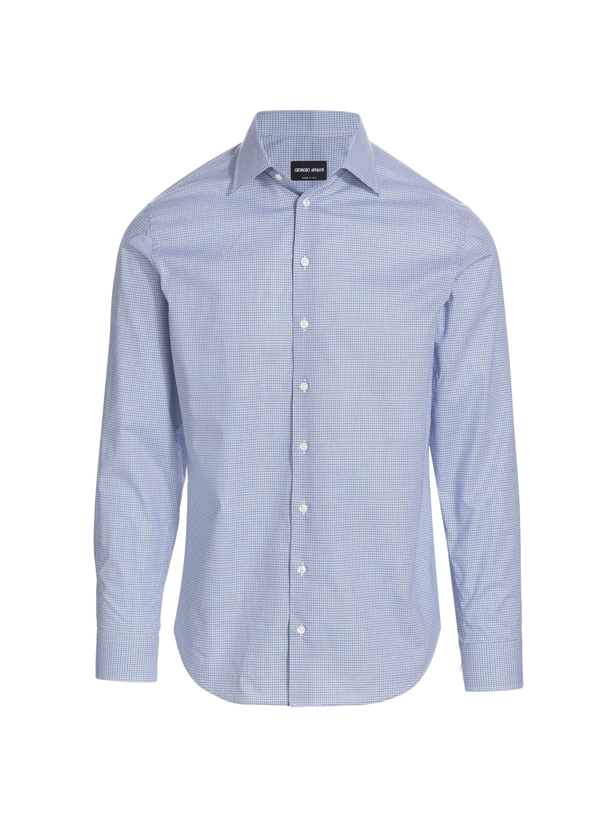 giorgio armani dress shirt Emporio cotton back yoke and mother GIORGIO ARMANI Shirts | Midnight