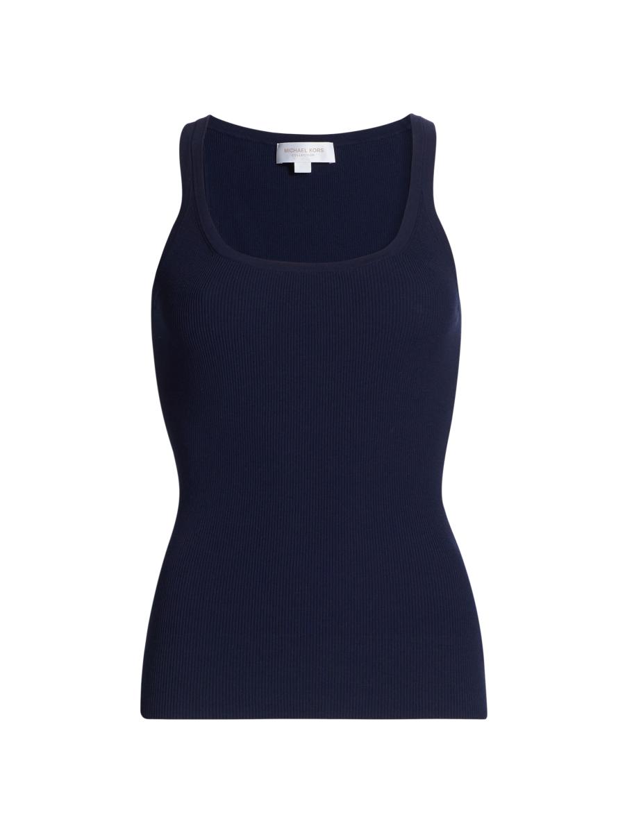 Michael Kors Women's Scoopneck Tank Top In Blue
