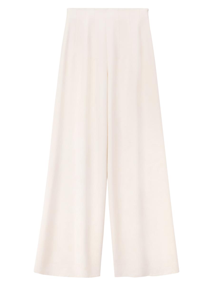 【Staud】 Caleb high-riseワイドレッグパンツ CALEB PANT BLACK