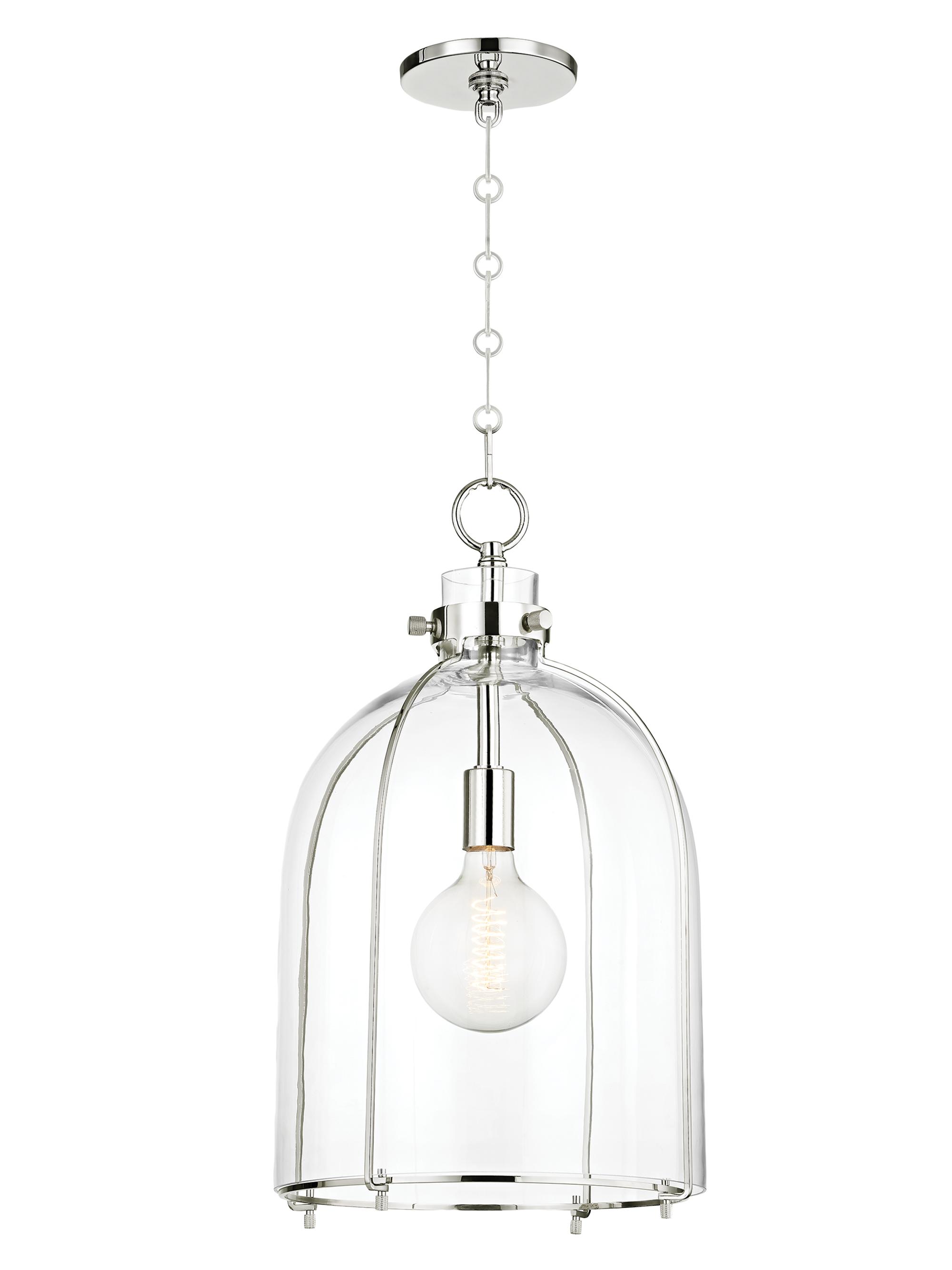 Hudson Valley Lighting Eldridge Cage Light Pendant - Polished Nickel
