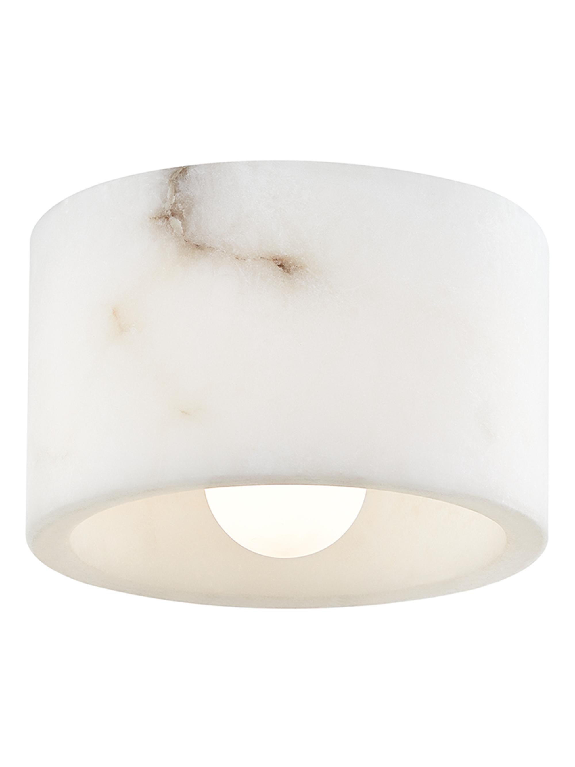 Hudson Valley Lighting Loris Single-Light Flush Mount - Alabaster